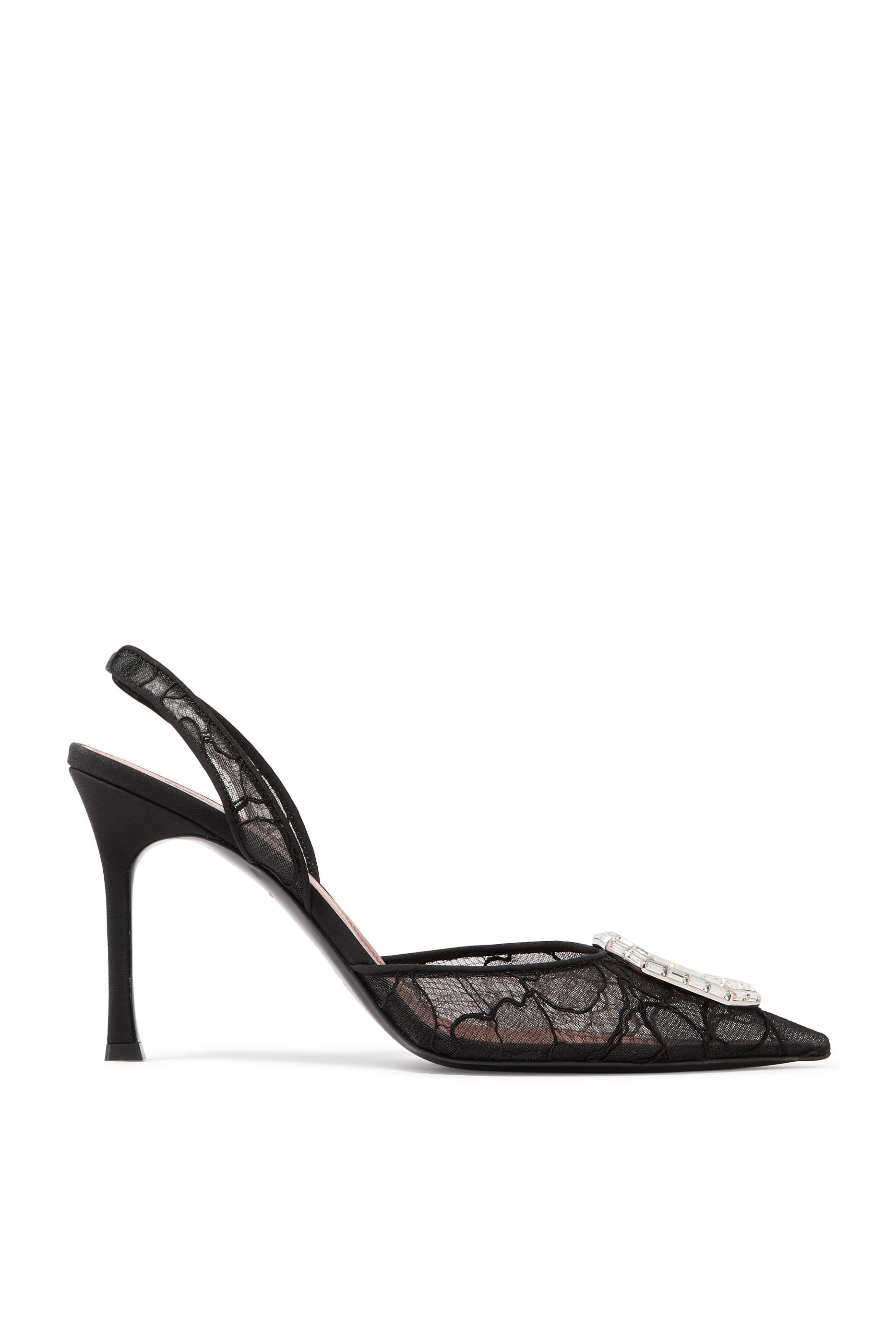 Camelia Lace 90 Slingbacks