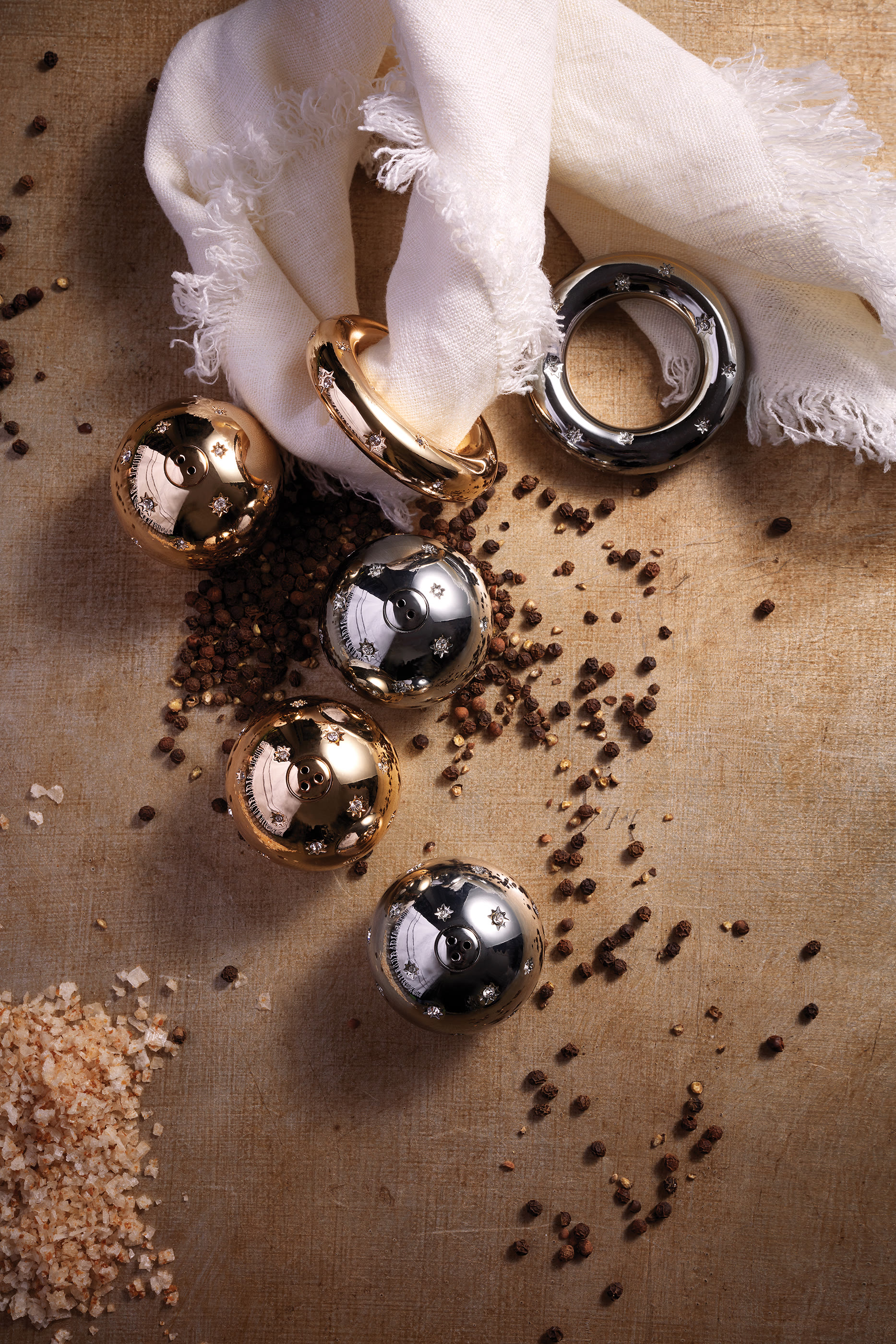 Stars Spice Jewels Salt and Pepper Shakers