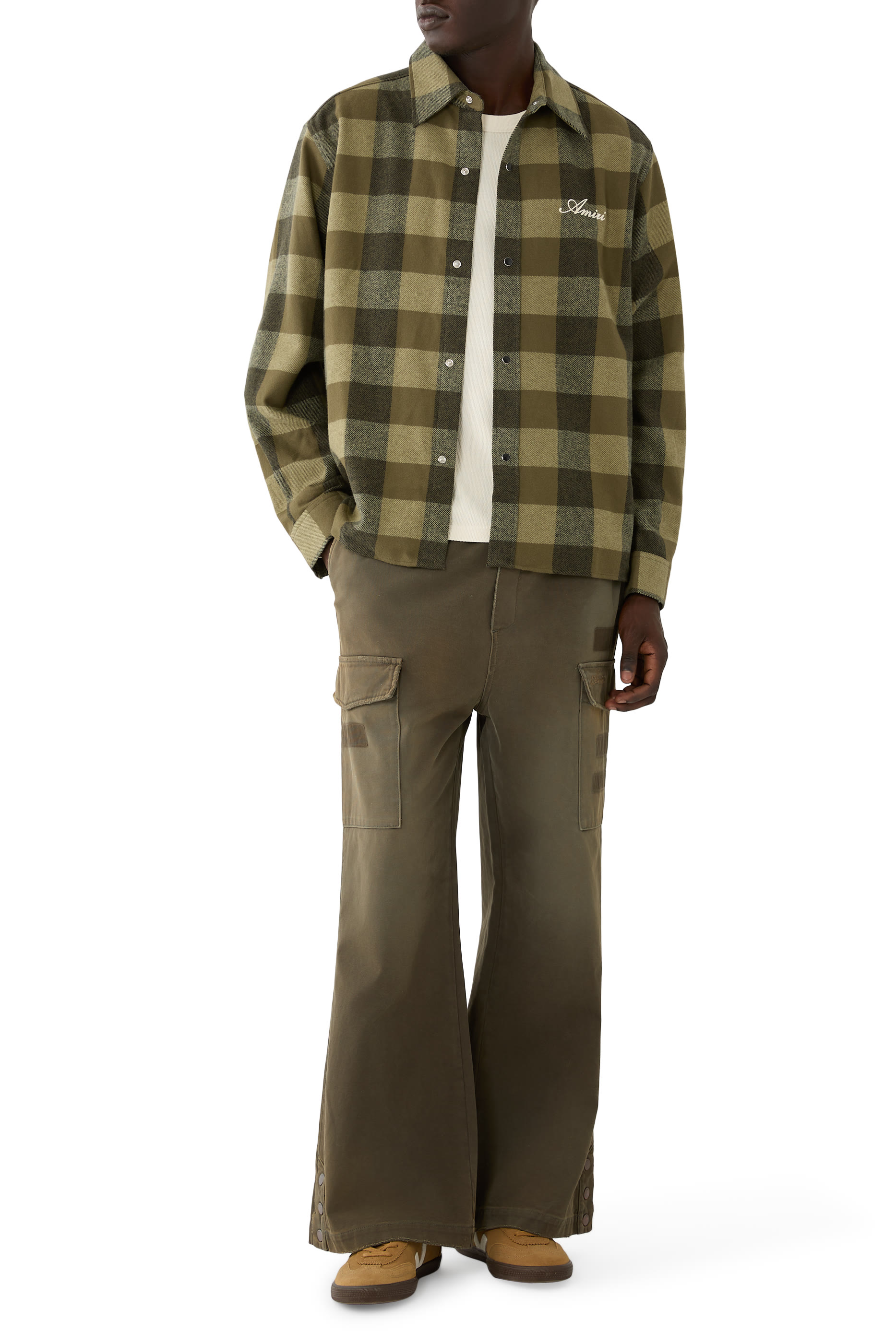Oversized Heavy Flannel Shirt 