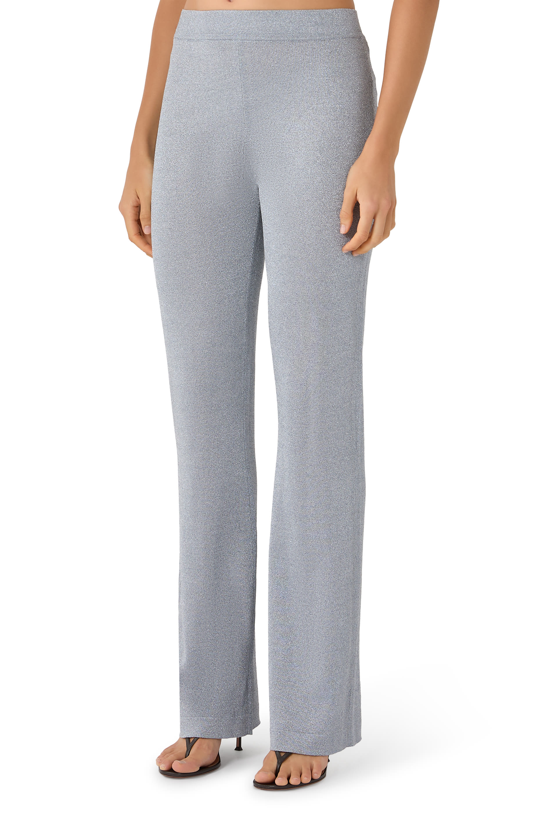 Vanis&eacute; Lurex Flared Pants