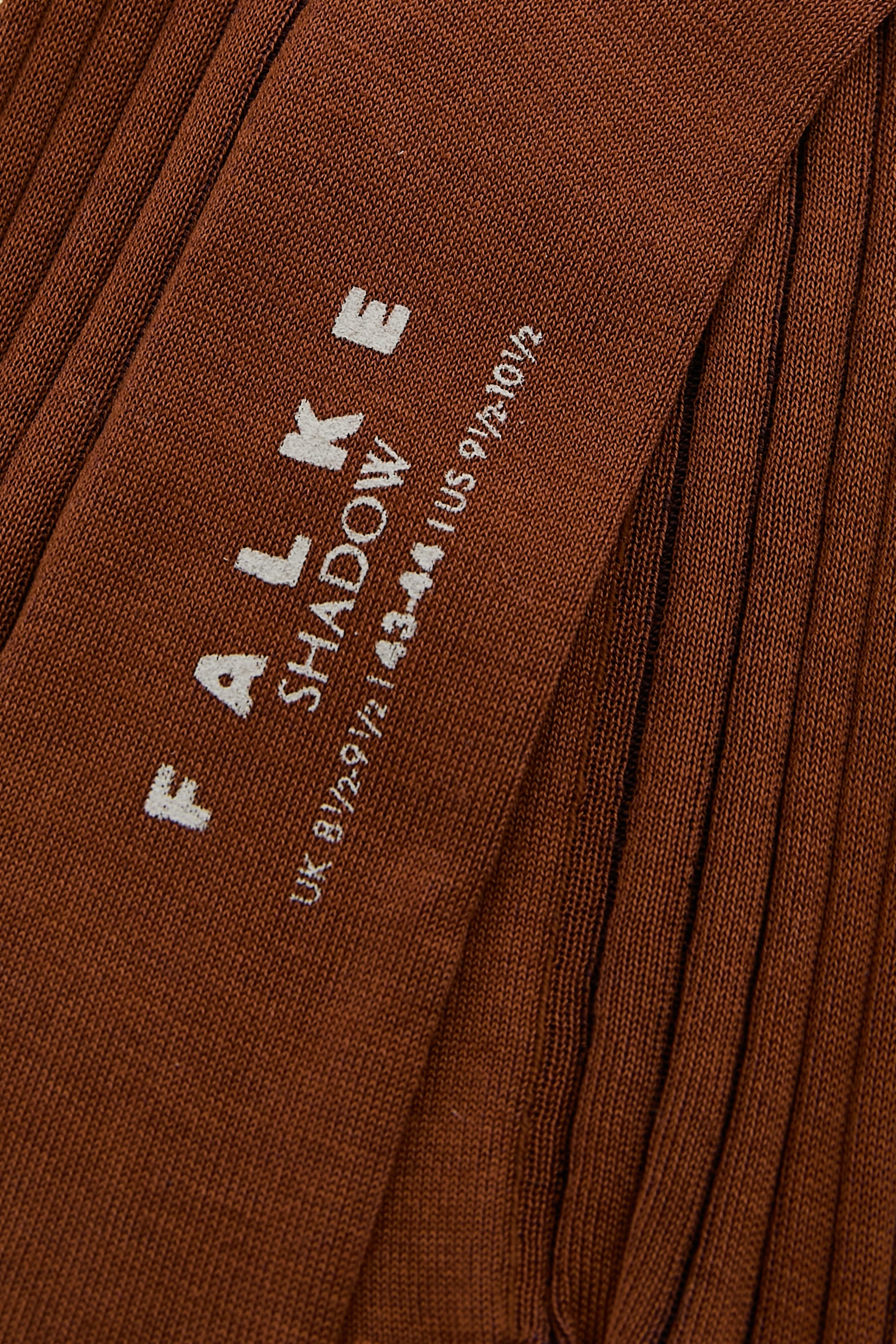 Shadow Ribbed Cotton Socks