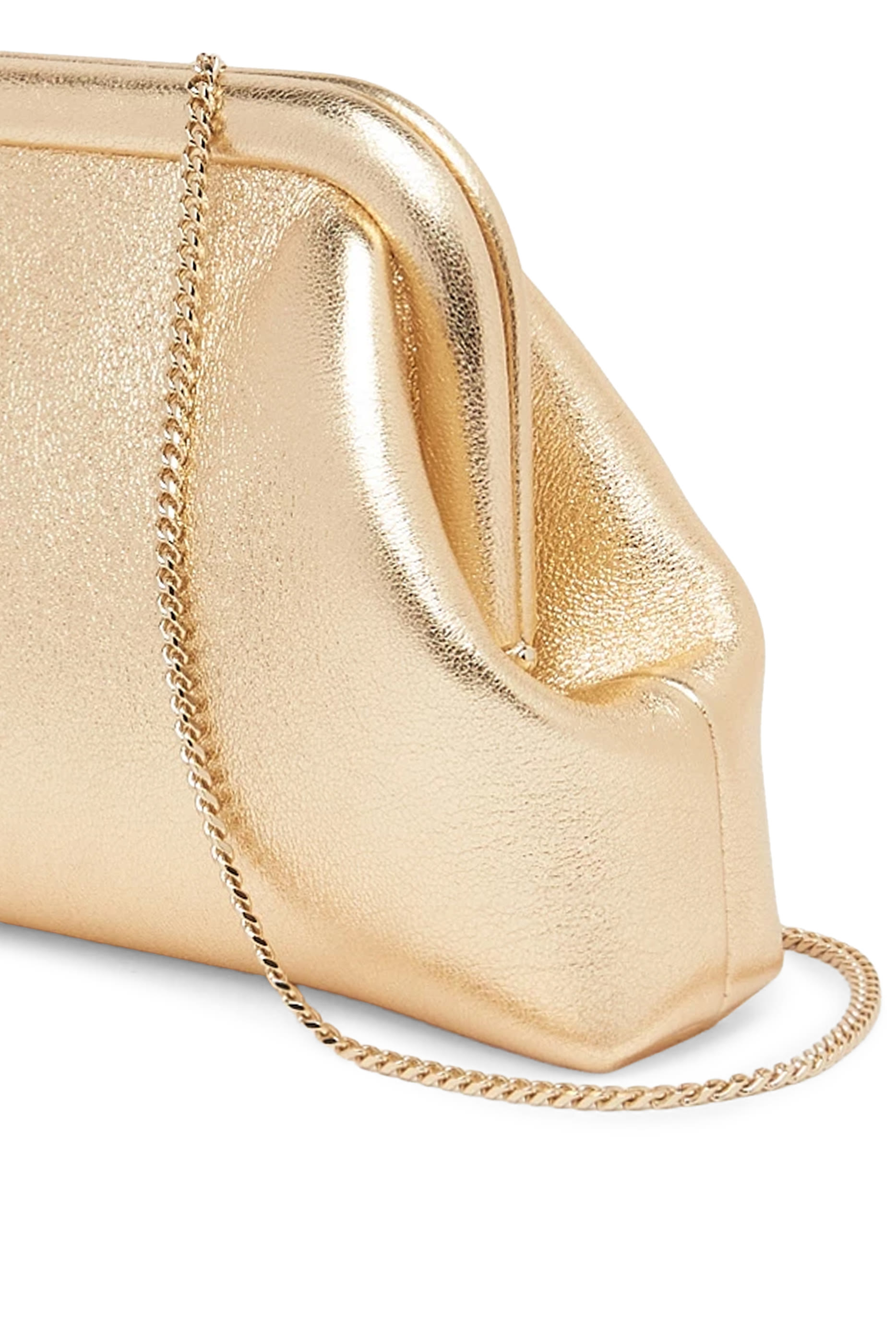 Skylar Candy Wrap Leather Clutch 