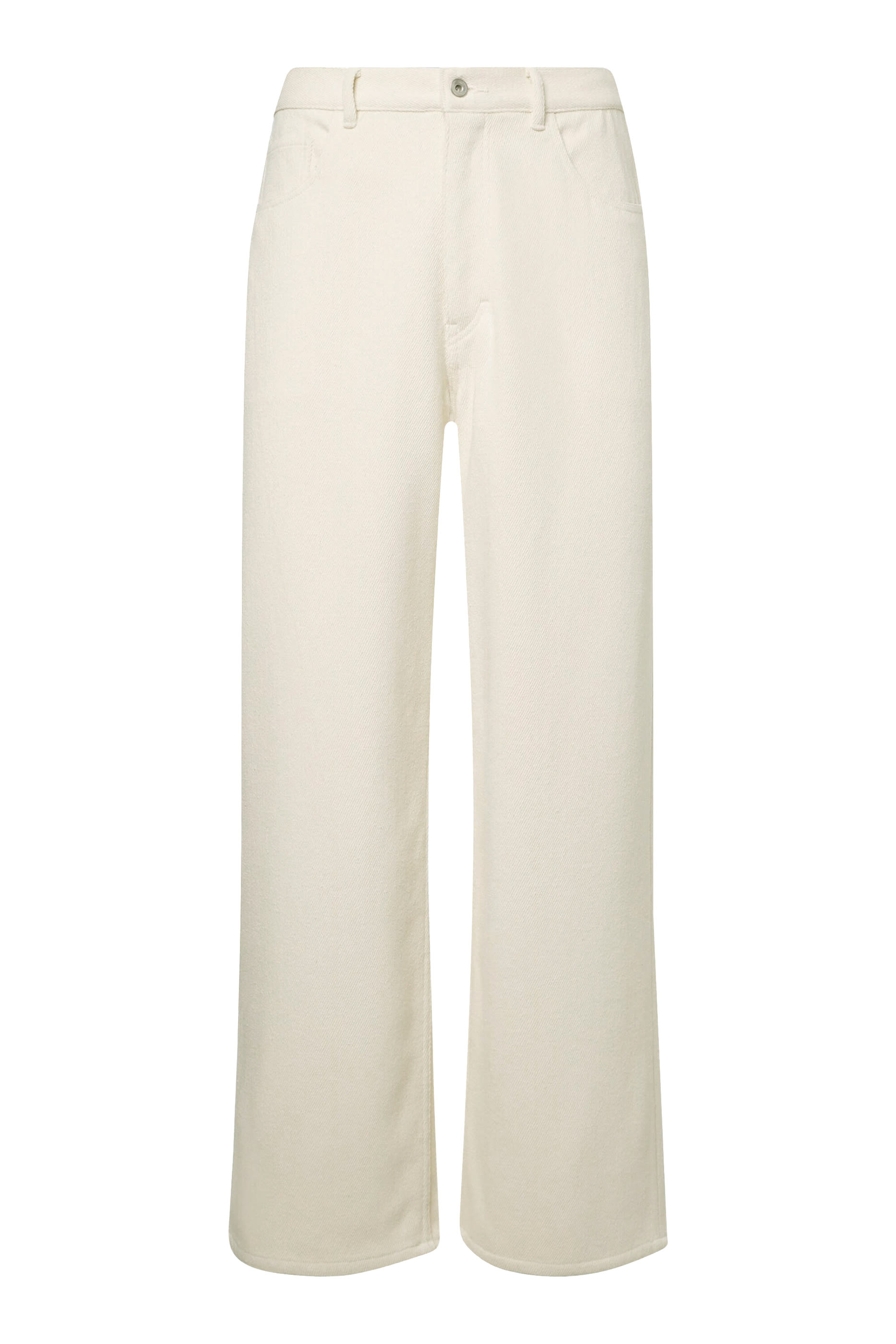 Silk Nep Denim 5P Wide Pants