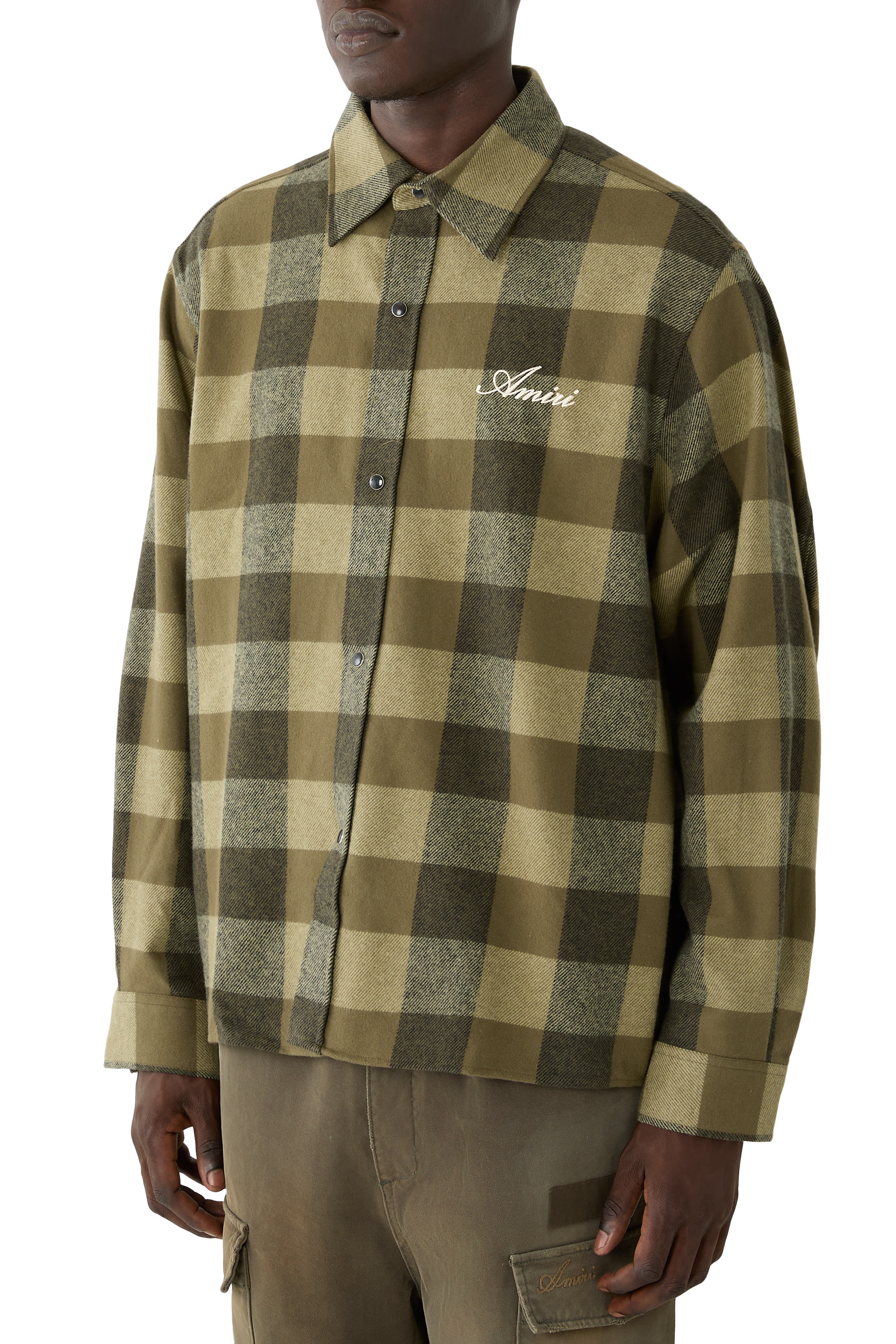 Oversized Heavy Flannel Shirt 