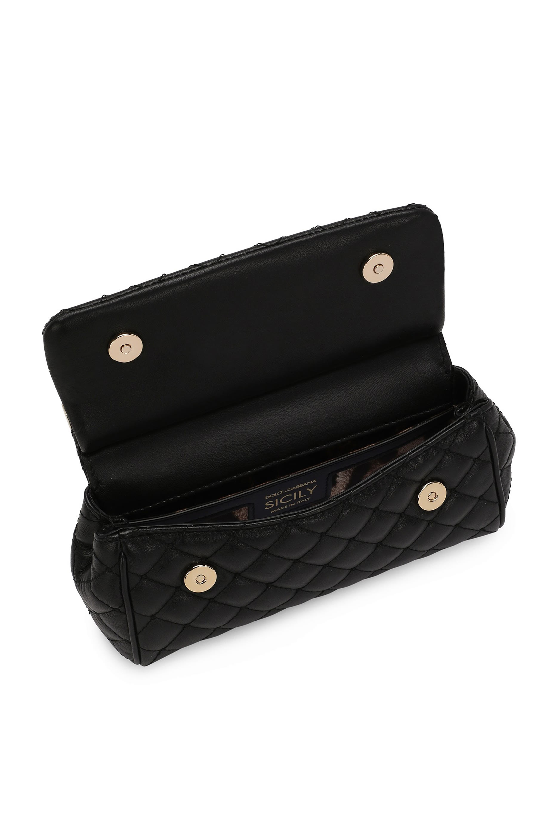 Small Quilted Nappa Leather Sicily Handbag