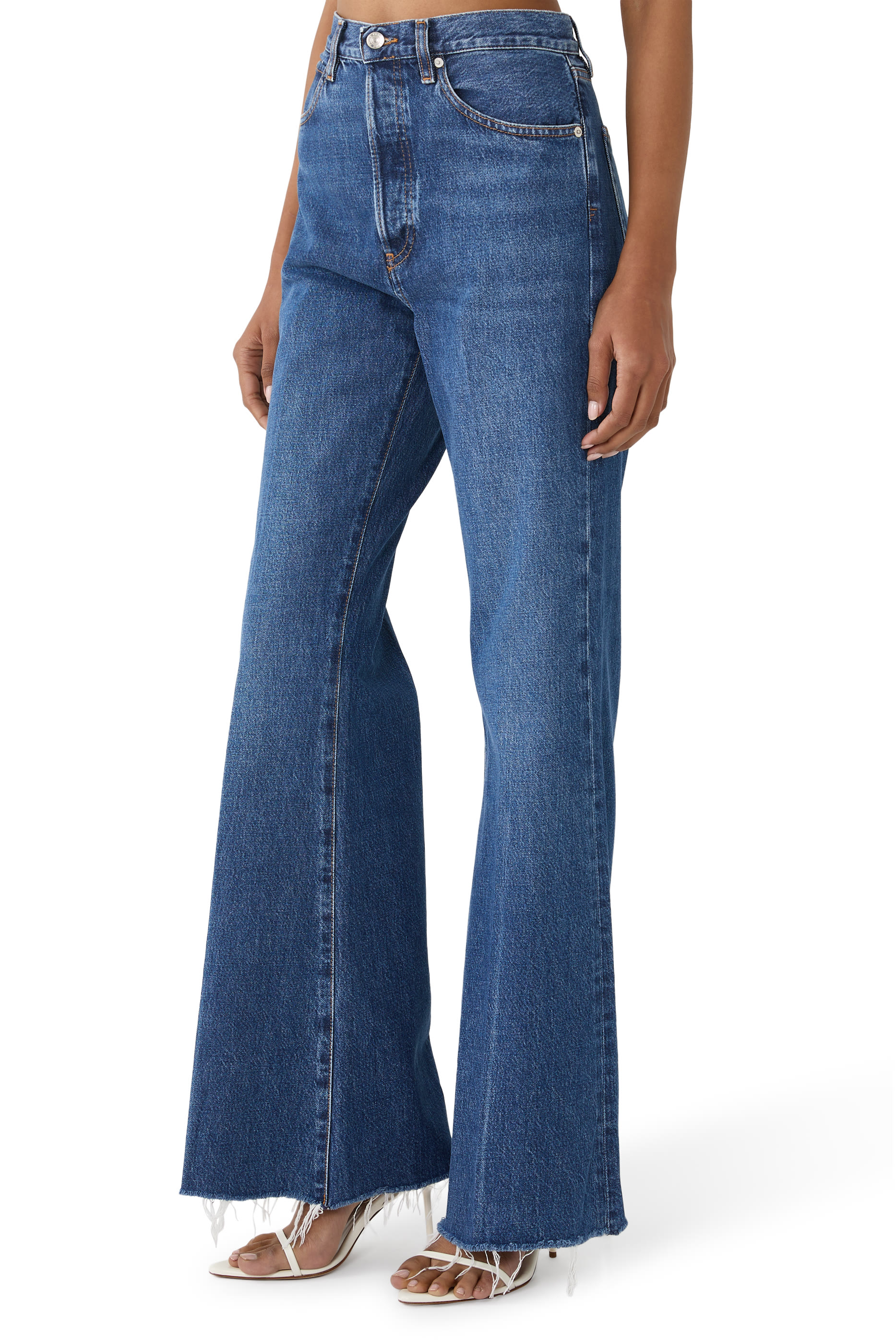  Lax Flared Denim Jeans