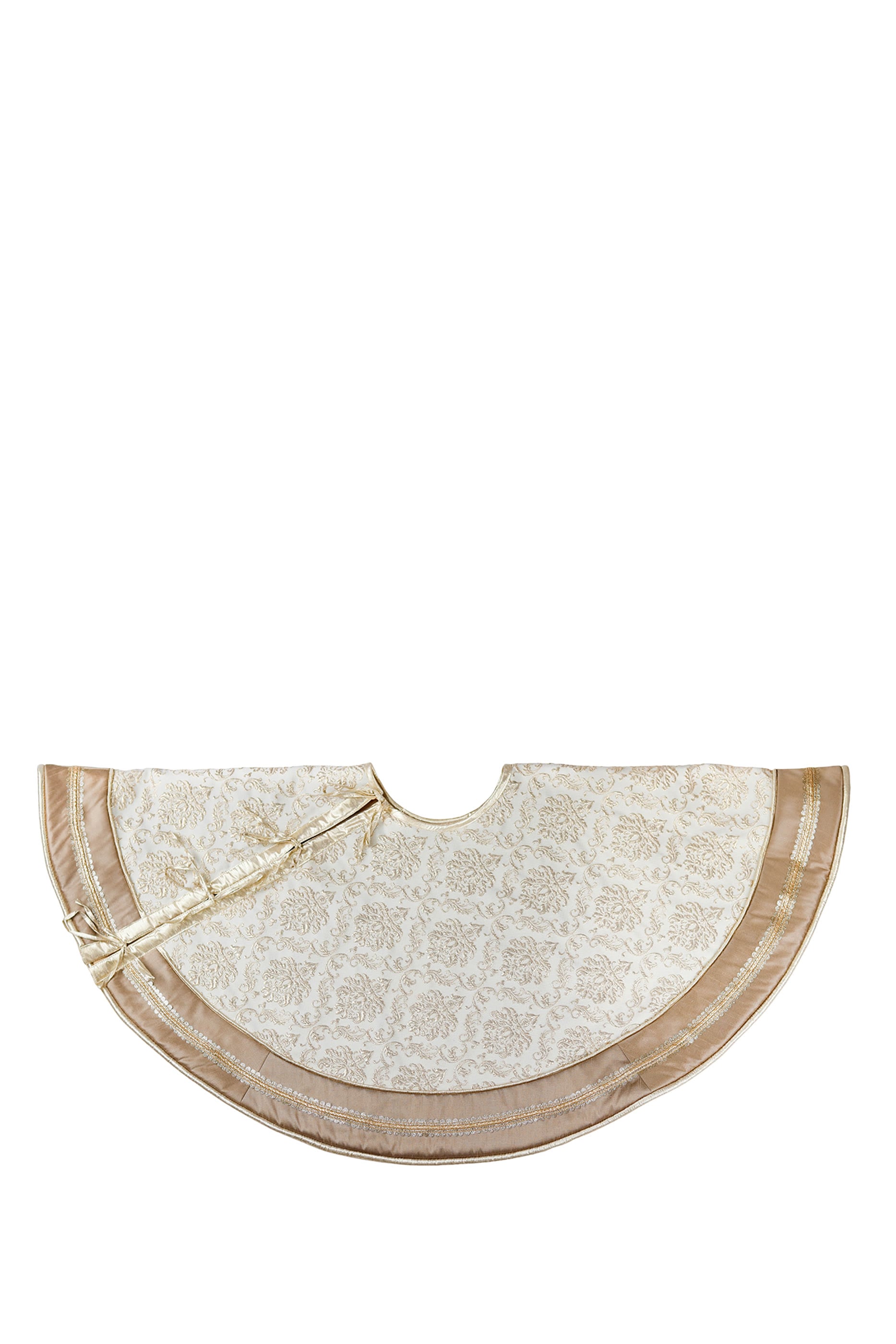 Jacquard Trim Tree Skirt 