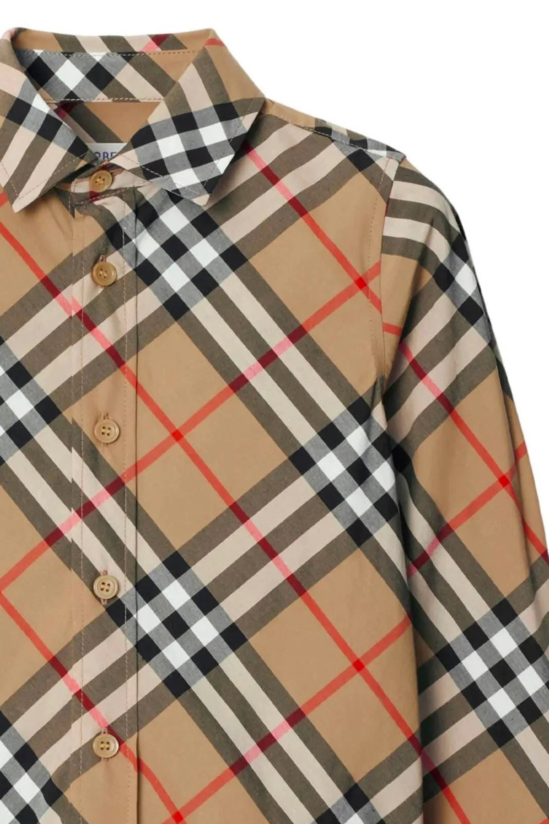 Kids Check Cotton Shirt