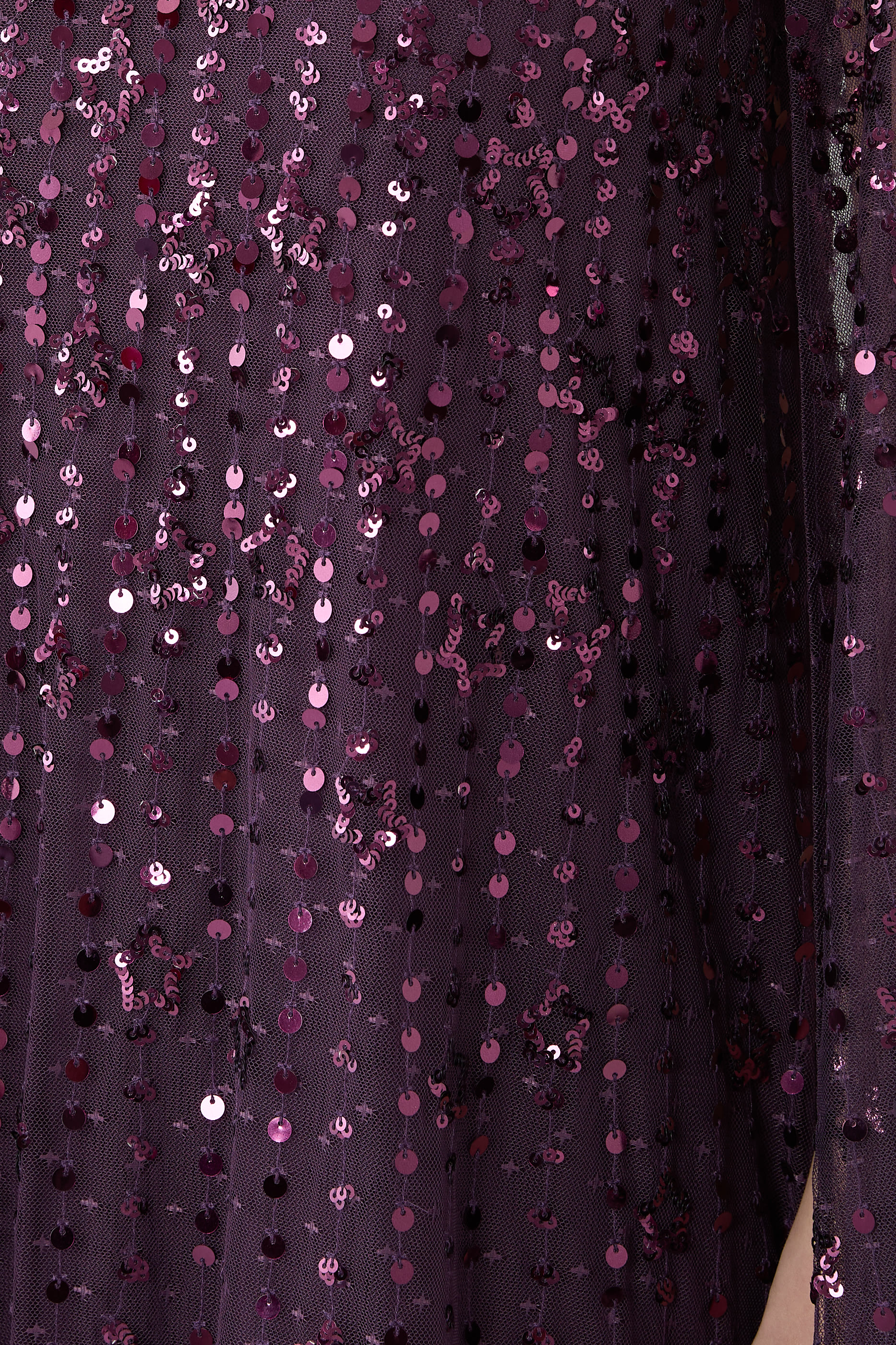 Sequin Embellished Ankle Gown 