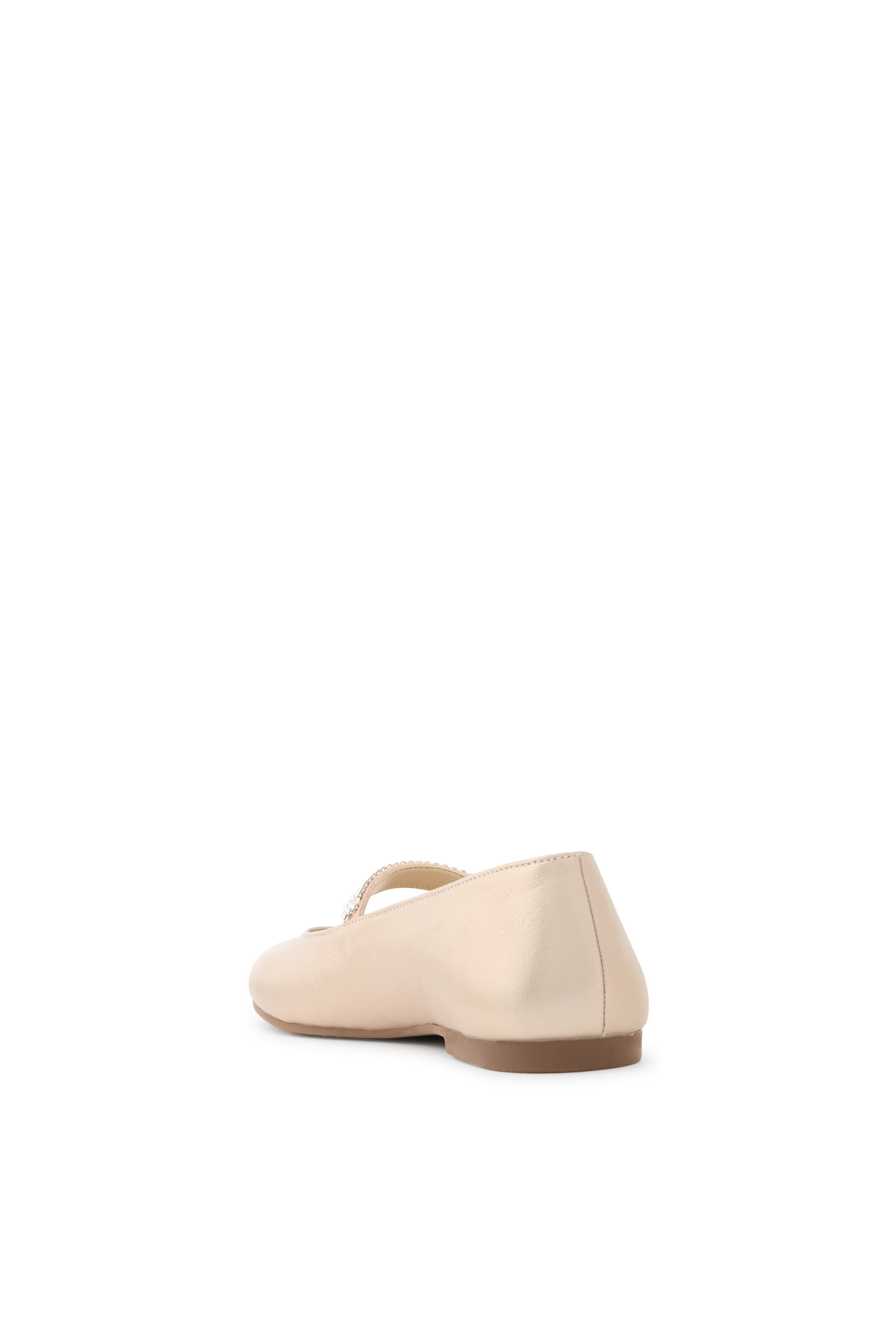 Kids Single-Strap Crystal Embellished Ballerinas