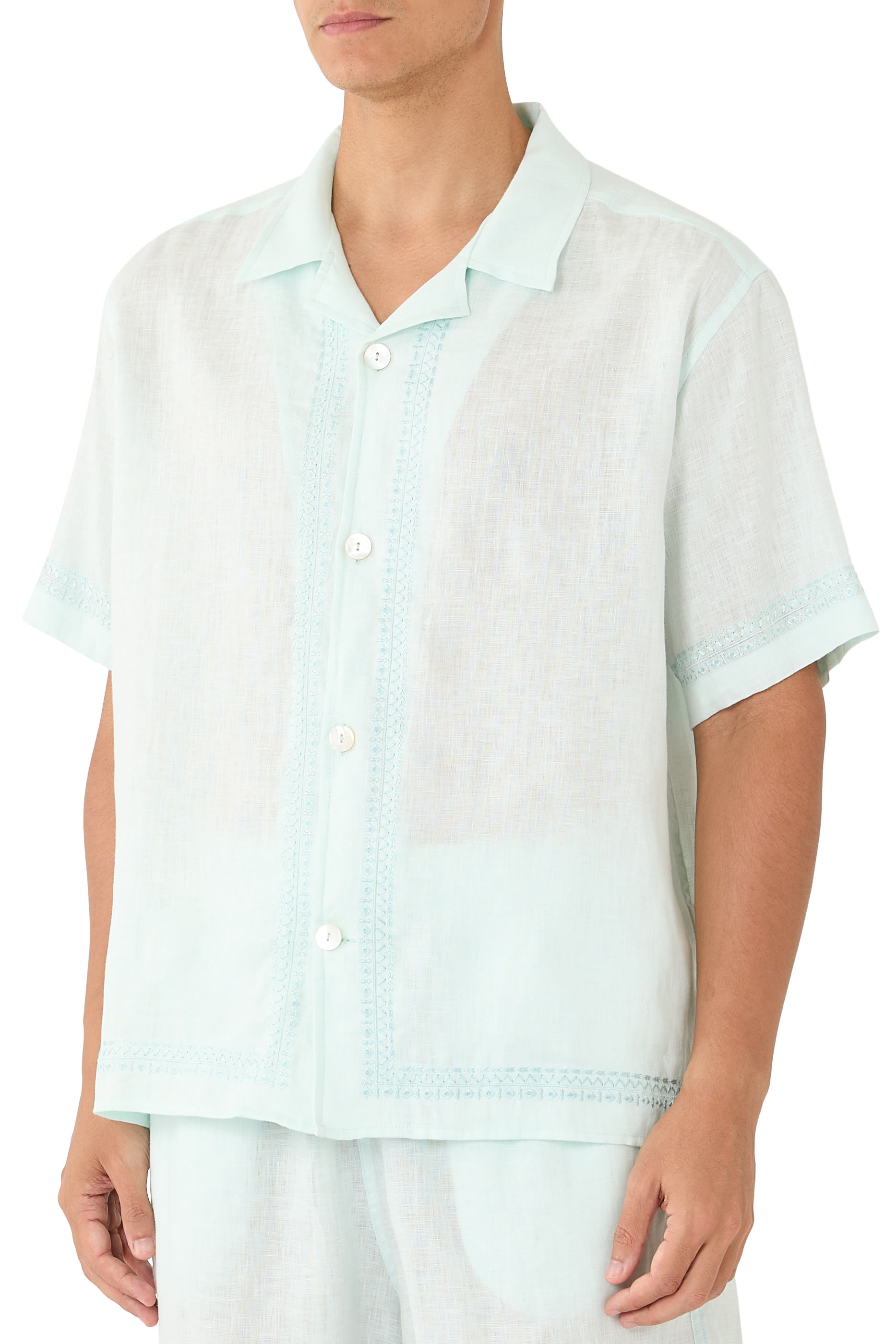 Sun Embroidered Shirt