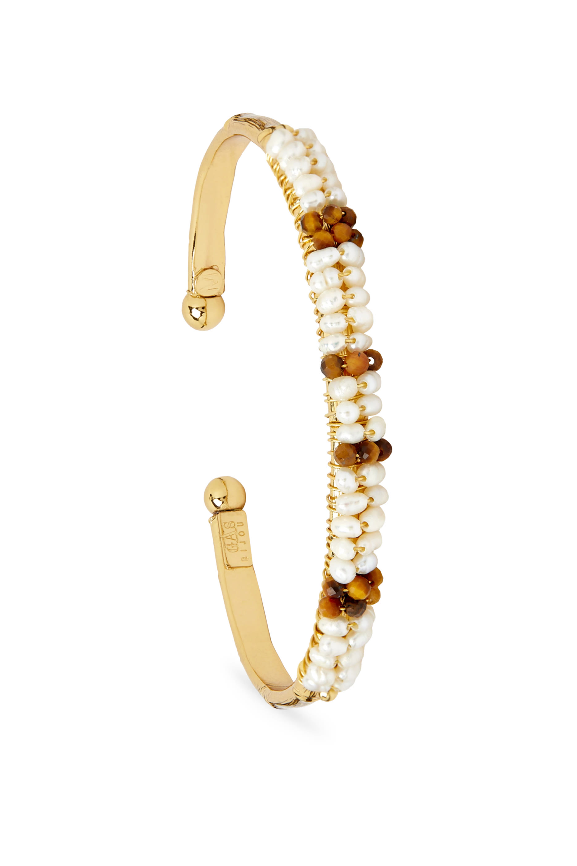 Large Lyre Bangle Bracelet