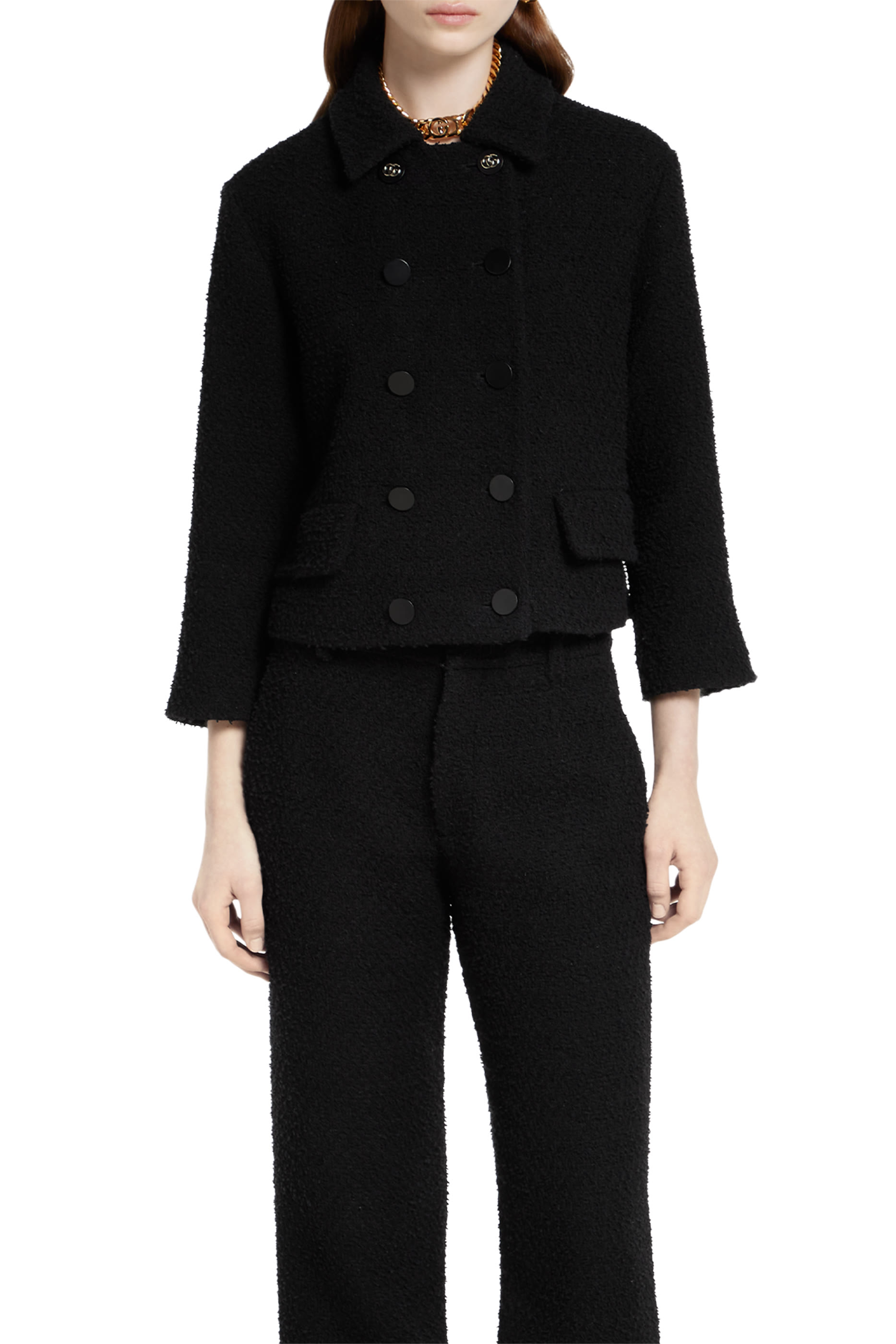 Wool Boucl&eacute; Jacket