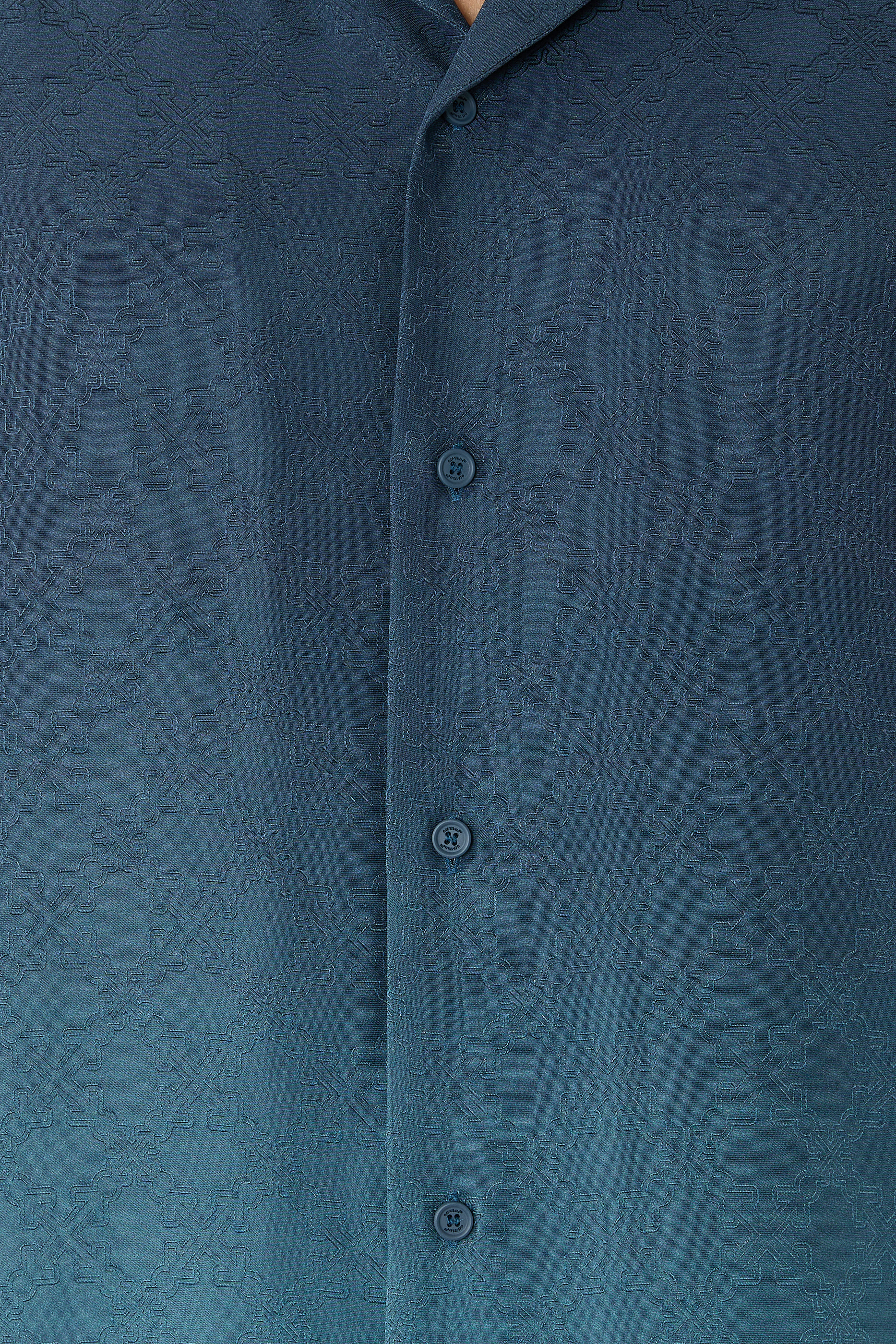 Arrow Monogram Jacquard Bowling Shirt