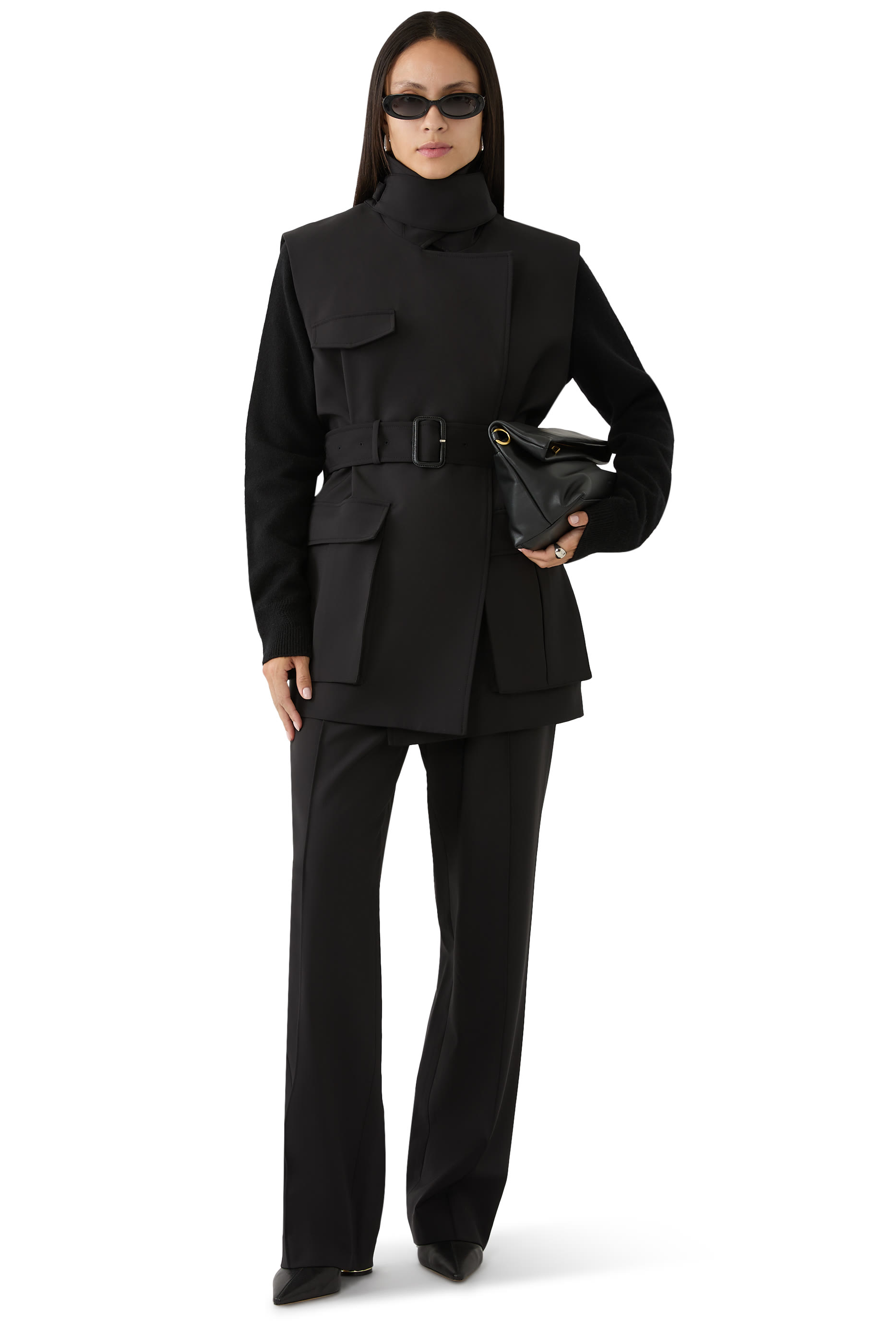 Corinthian Straight-Leg Pants