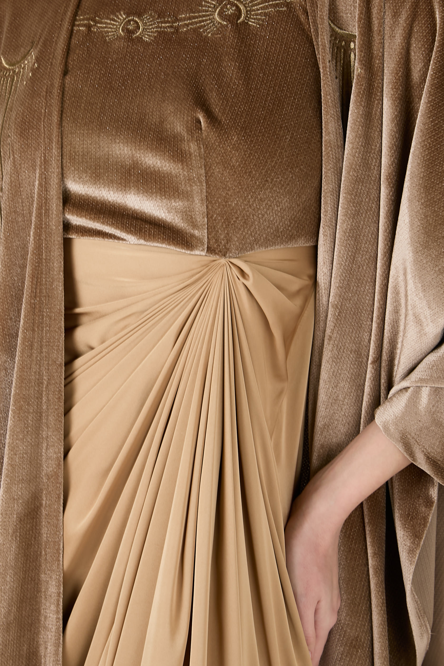  Velvet Wrapped Kaftan