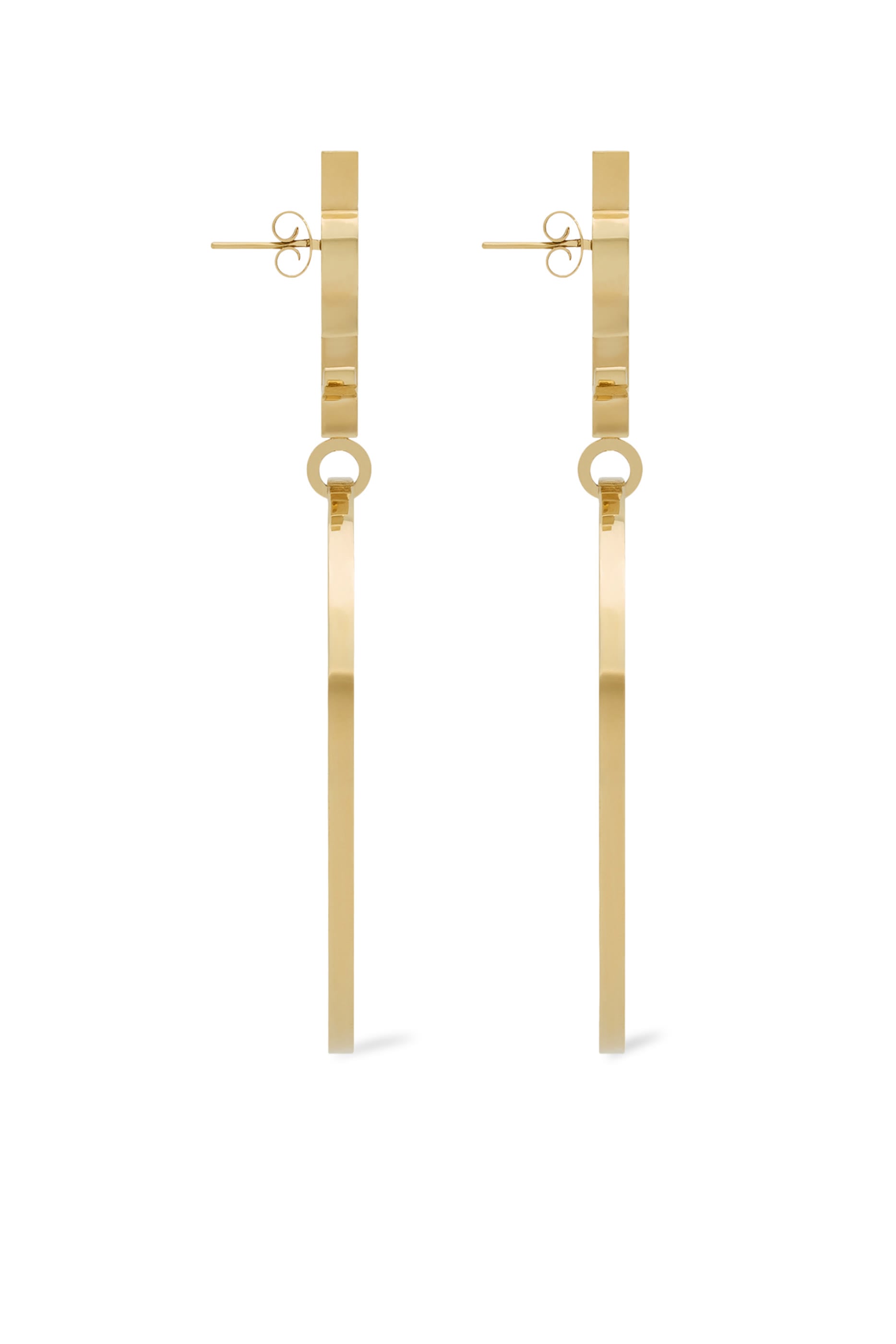 Cassandre Pendant Hoop Earrings