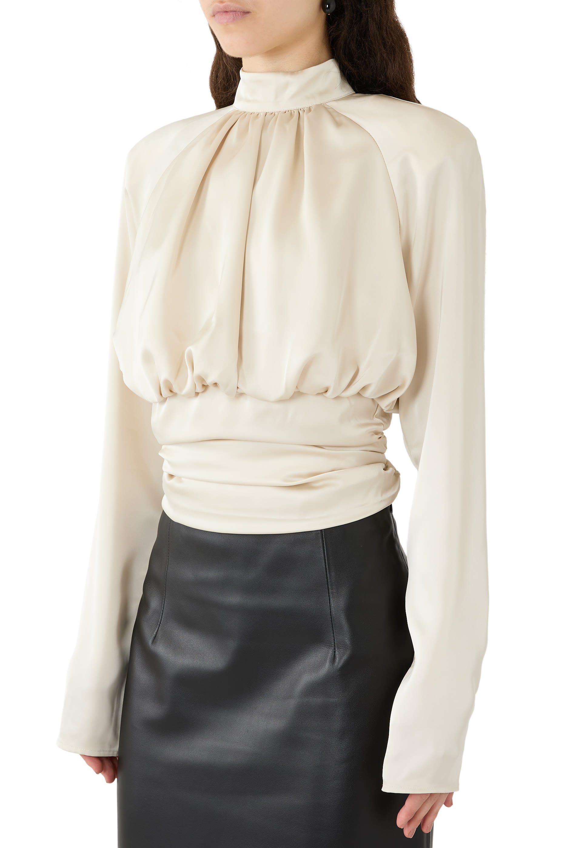 Long Sleeve Ruched Top 