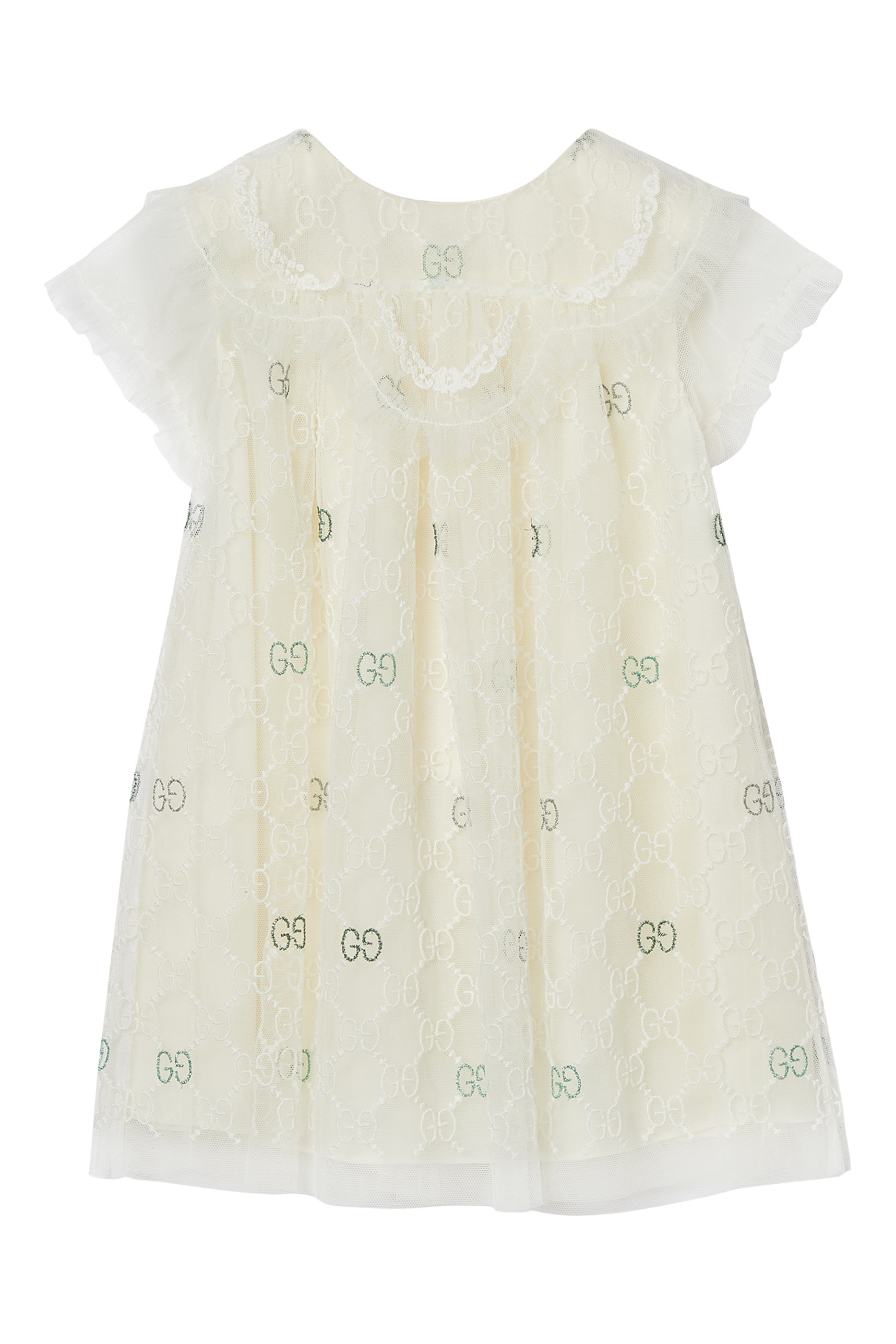 Kids Embroidered GG Dress