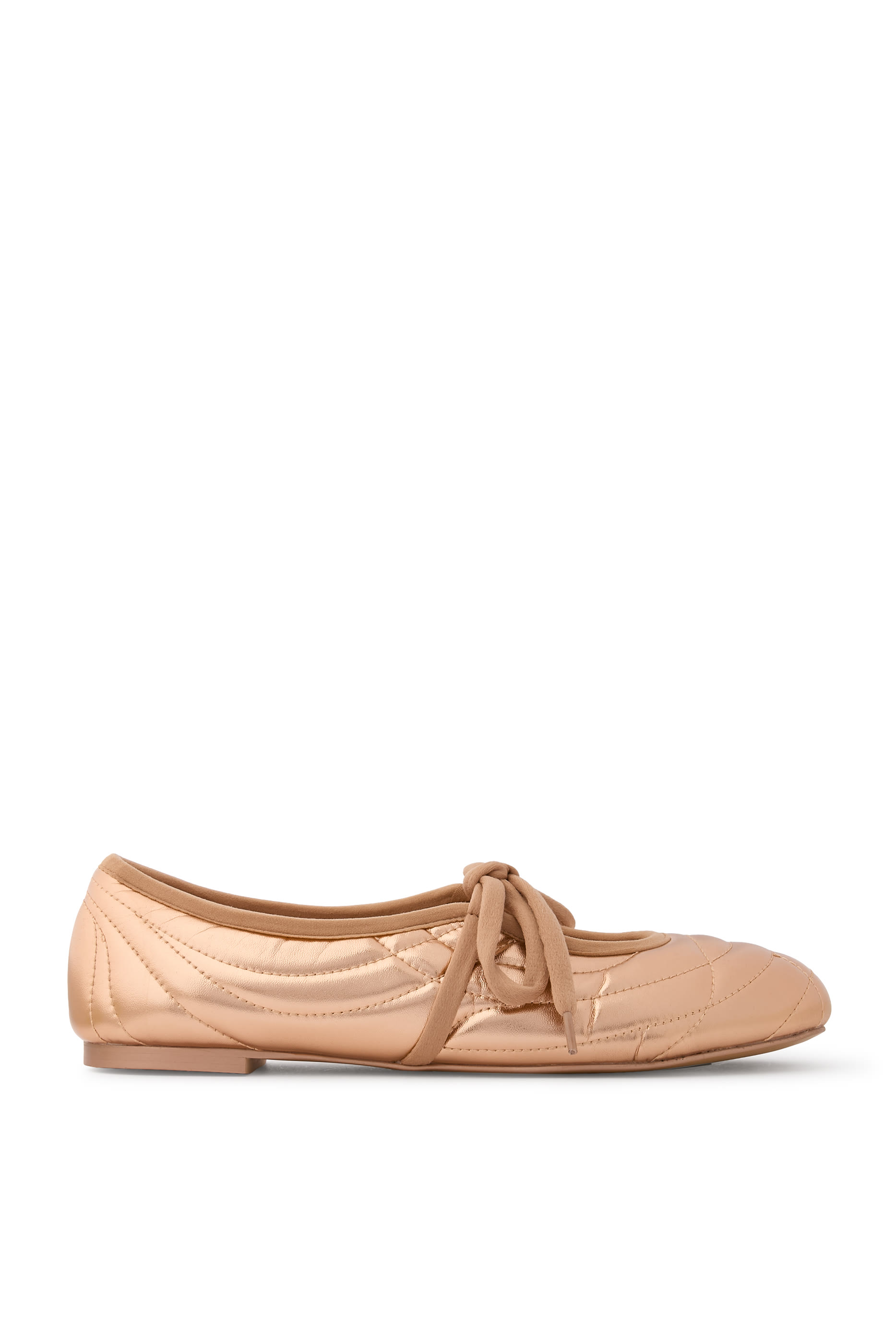 Erika Topstitching Ballet Flats