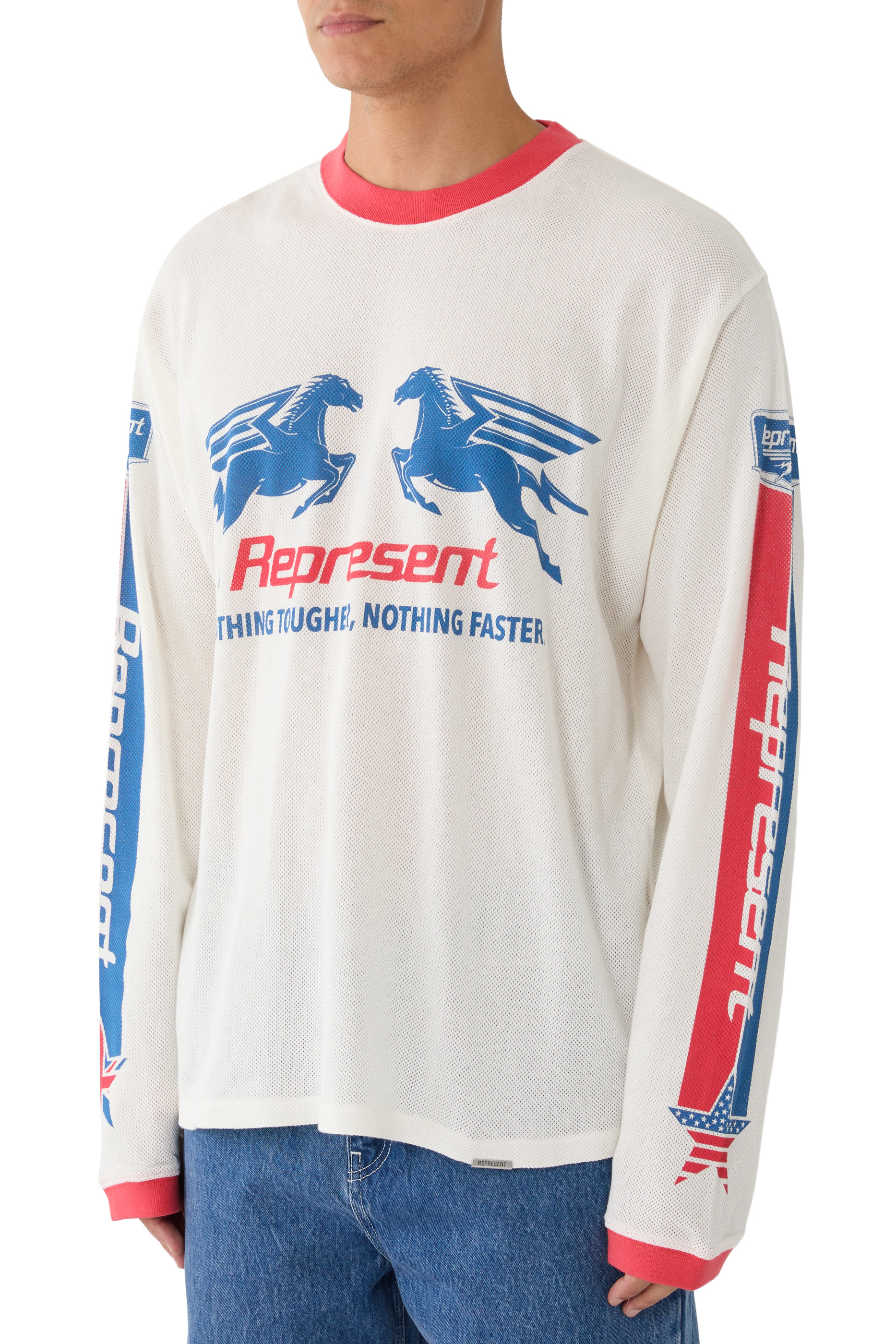 Mesh Pegasus Long Sleeves T-Shirt
