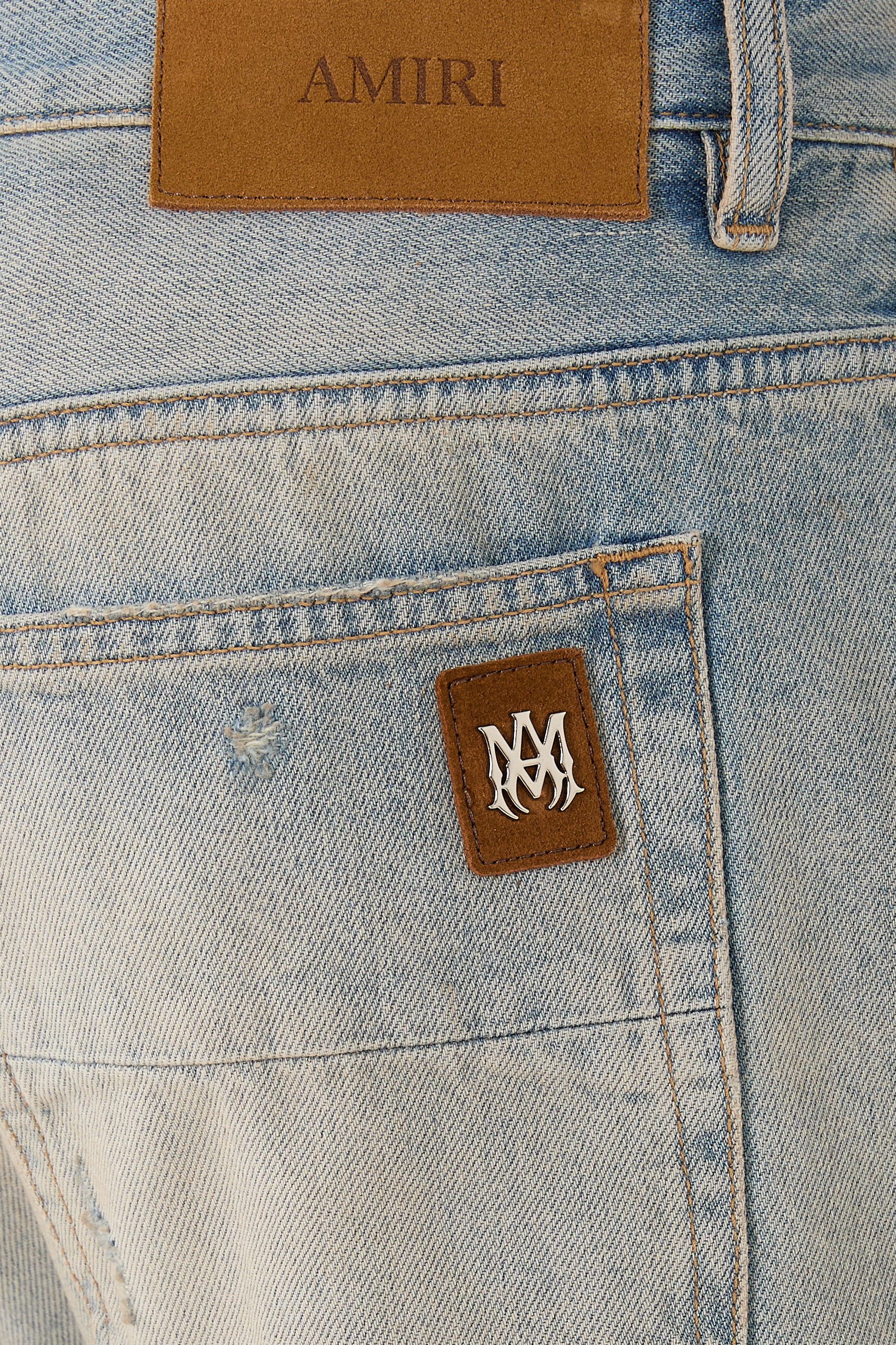 Repaired Boot Cut Jeans