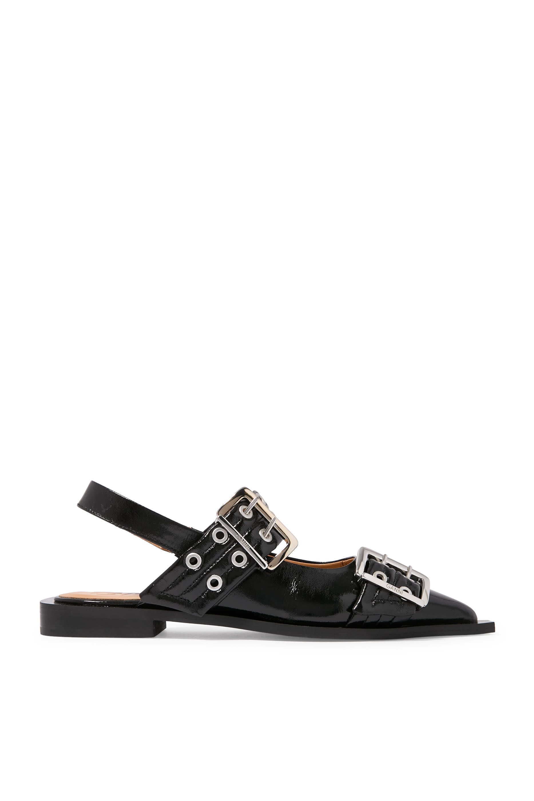 Feminine Buckle Ballerinas