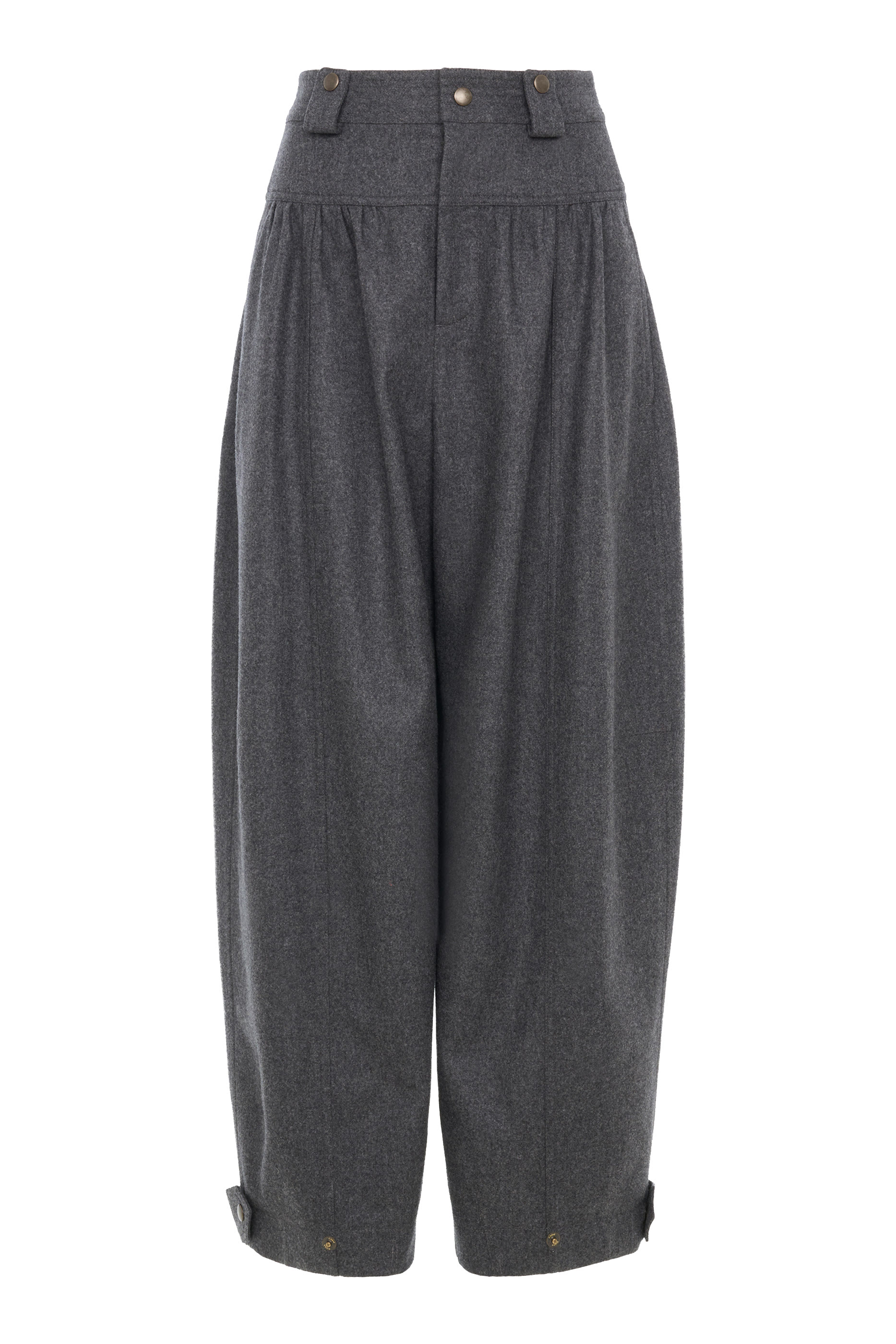 High-Rise Barrel Pants