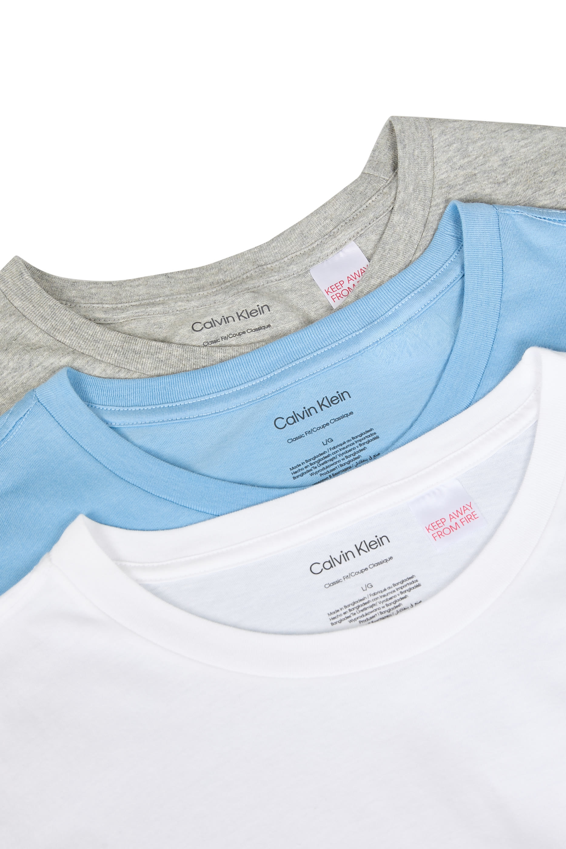 Cotton Classics Crewneck T-Shirts, Set of 3