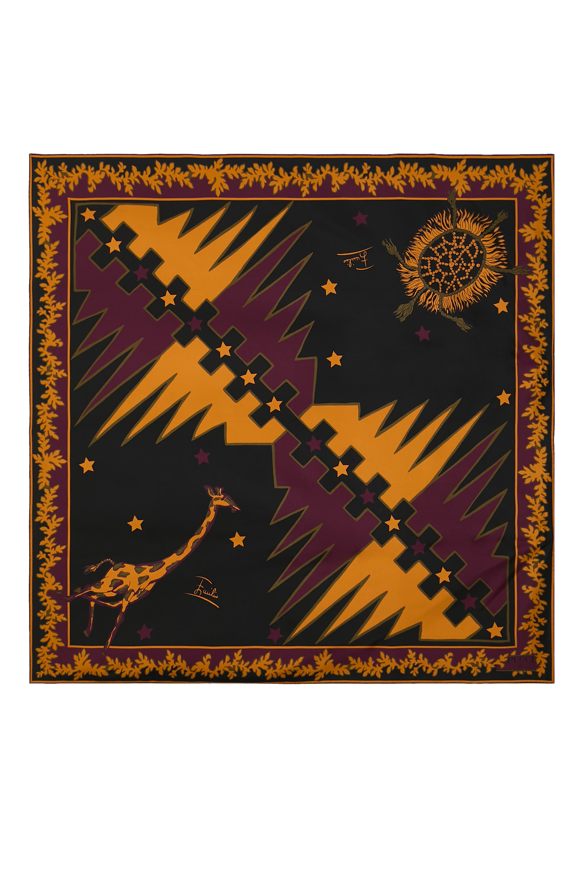 Valdimontone Print Scarf