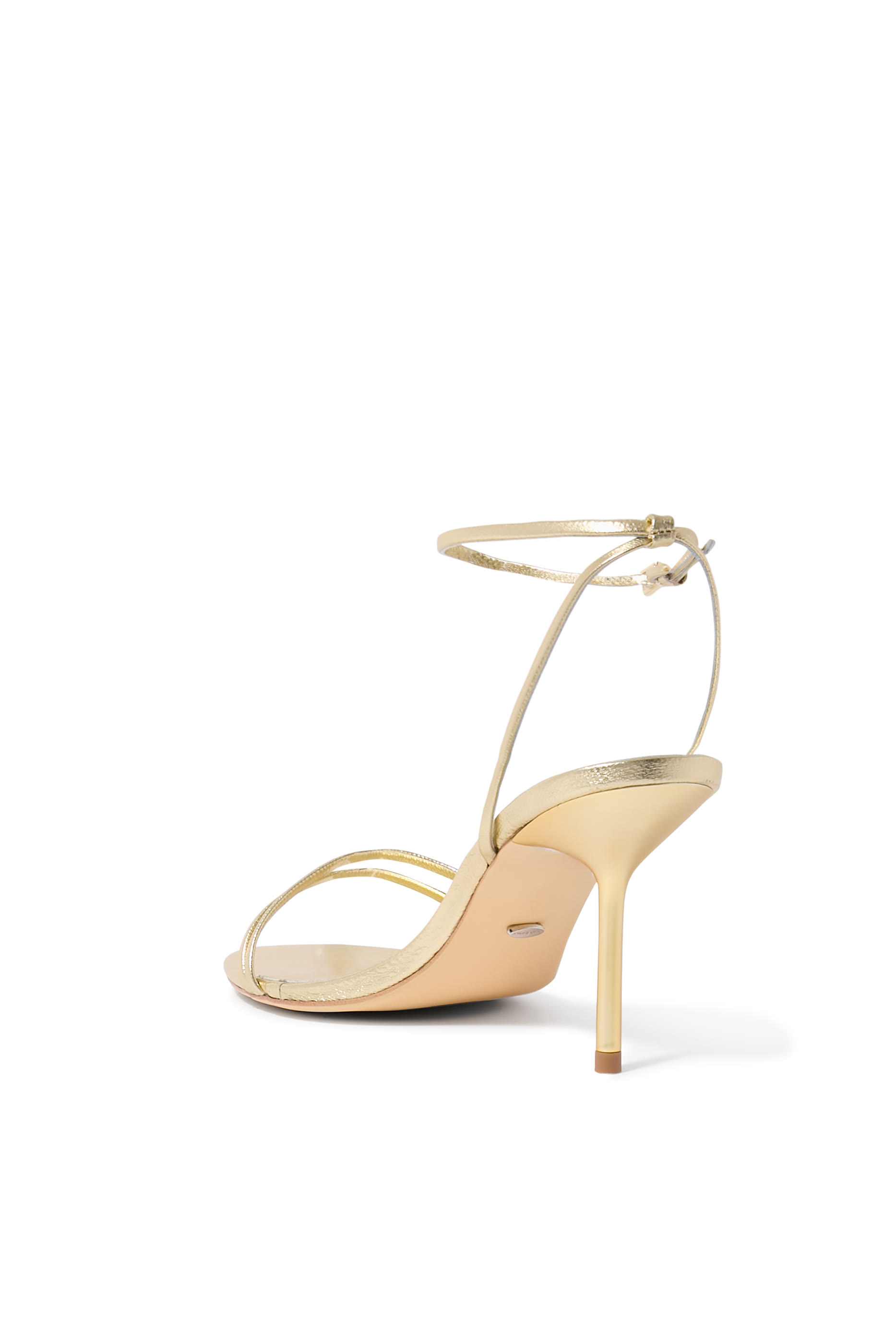 Mariah 85 Nappa Metallic Sandals