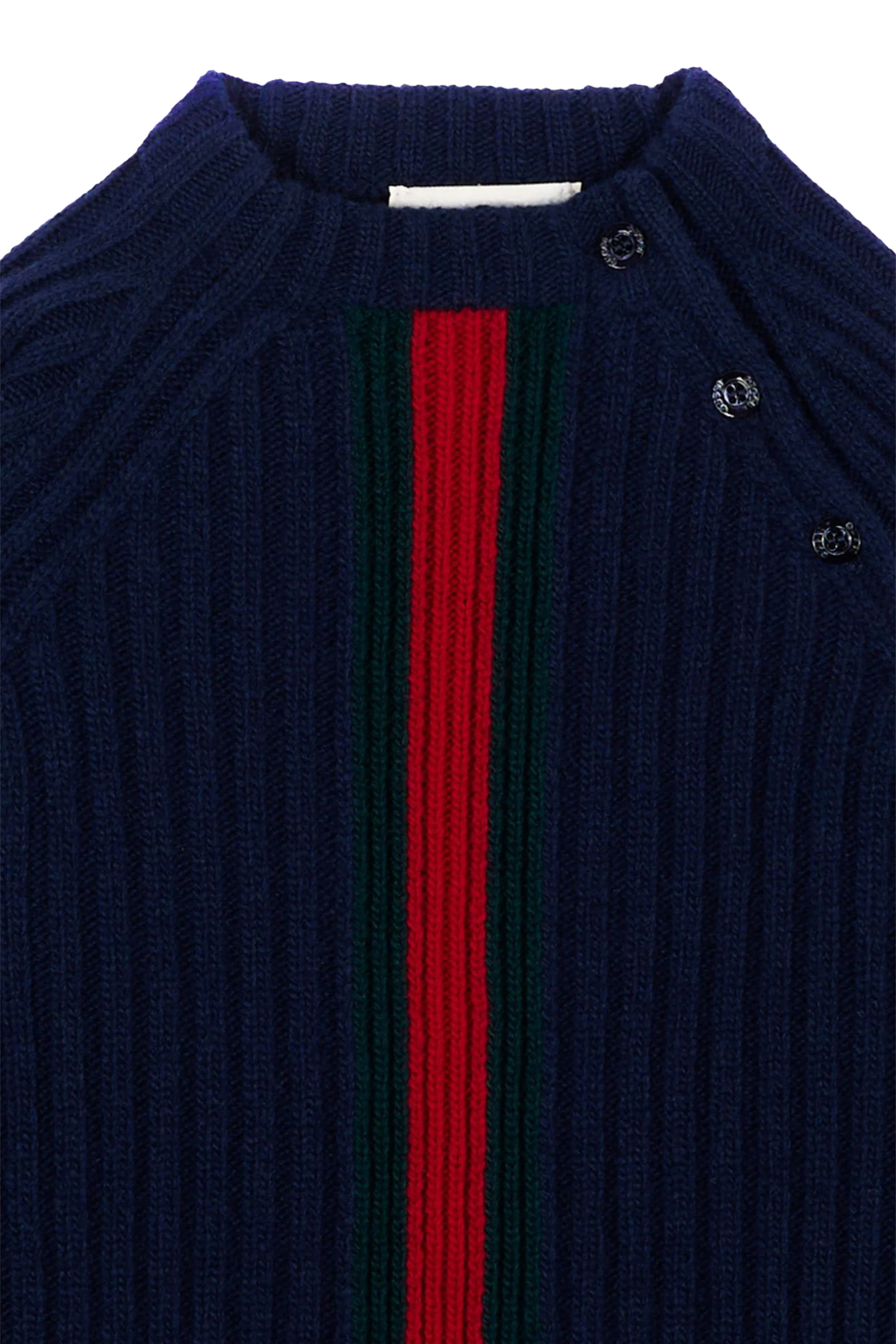 Kids  Web-Stripe Ribbed-Knit Sweater
