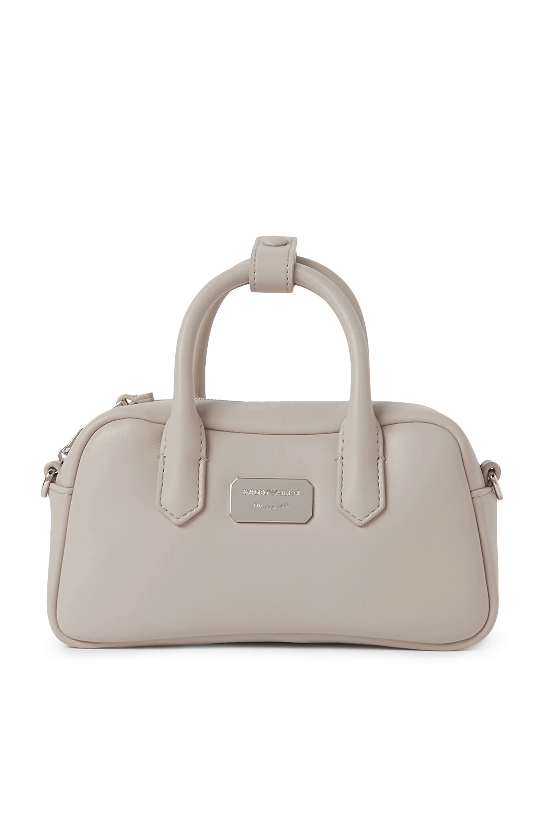 XS Logo Leather Tote Bag