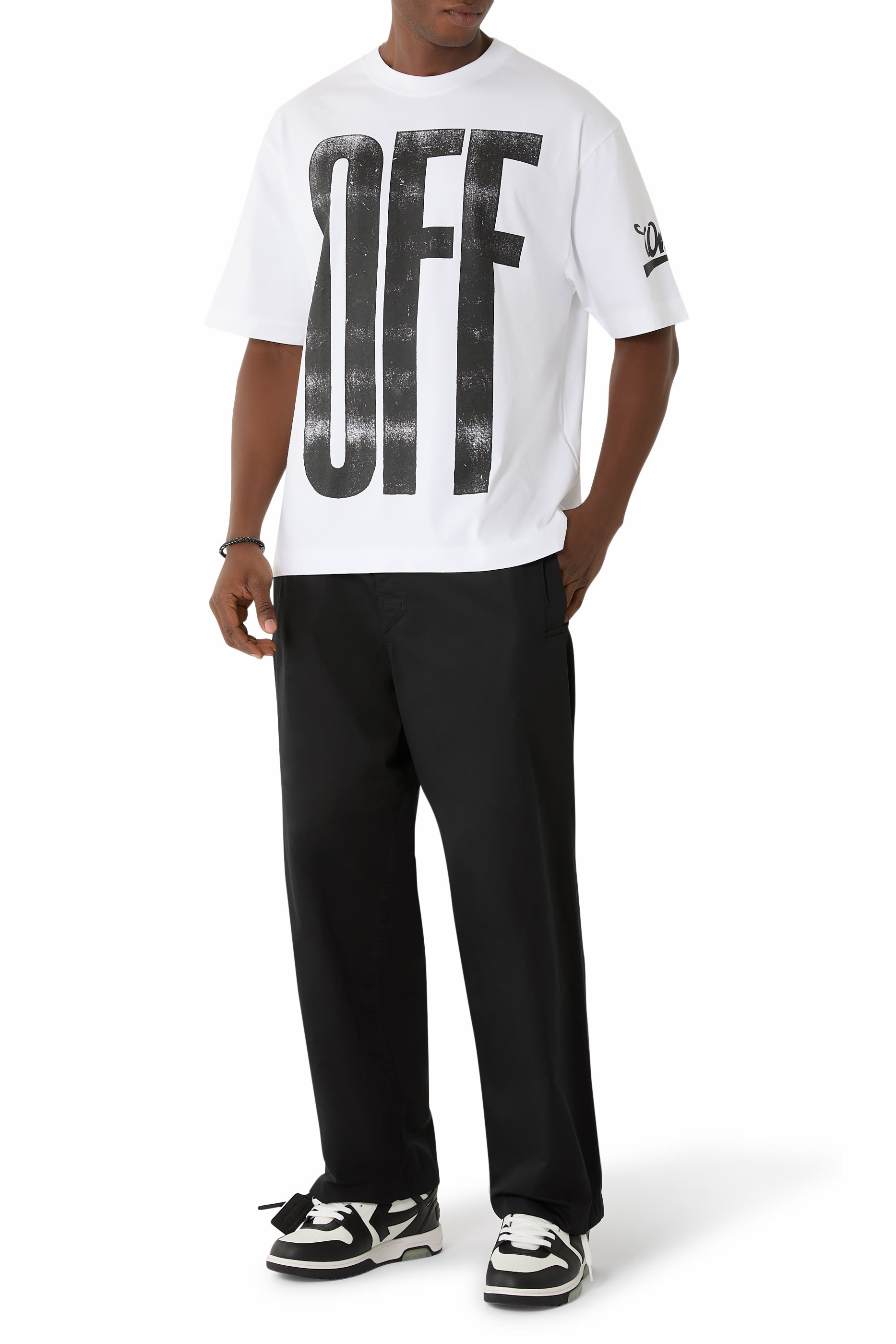  Big Off Diagonal Skate Logo T-Shirt