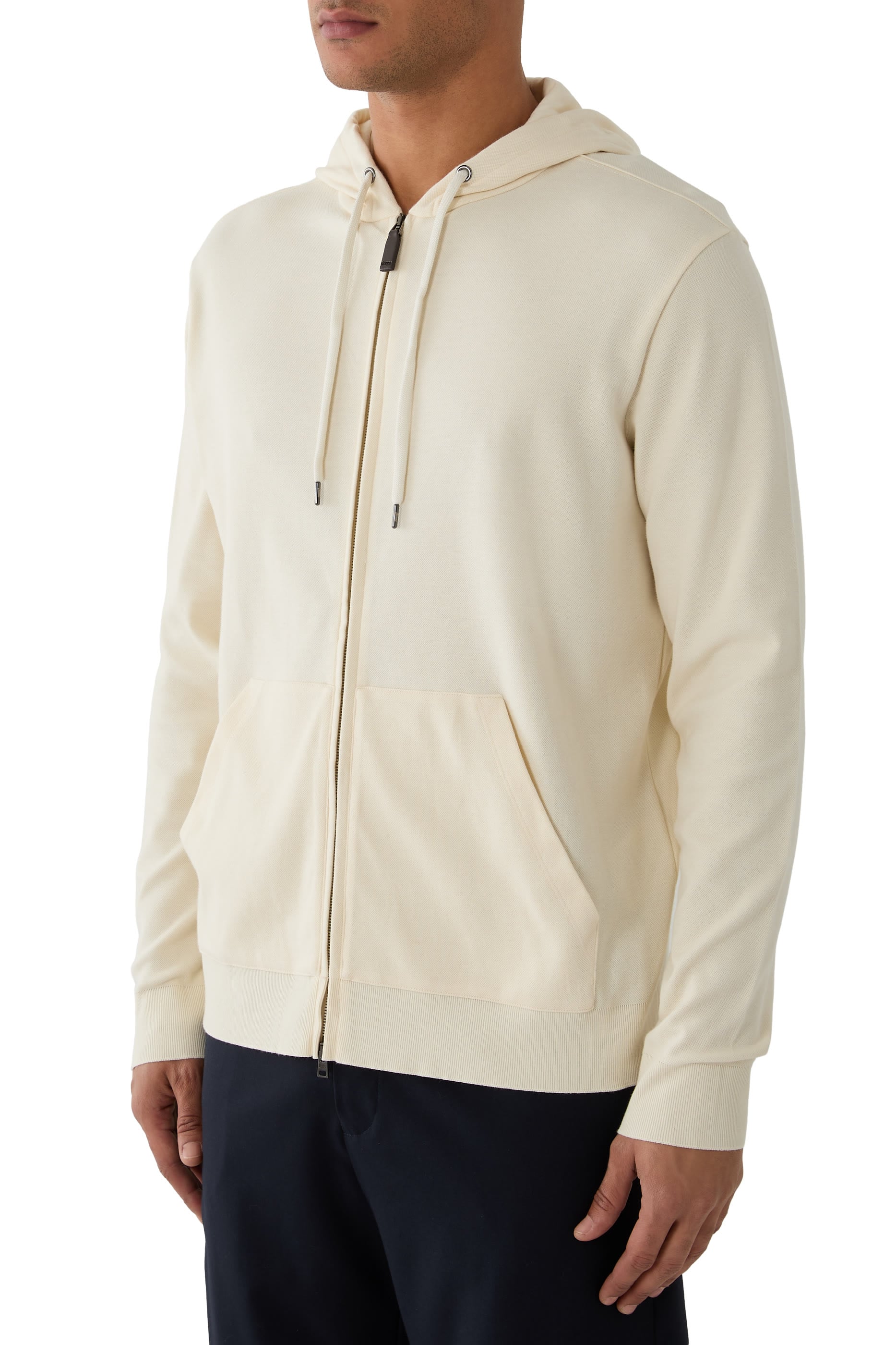 Sweatshirt in Warm Jersey Knit Effect 