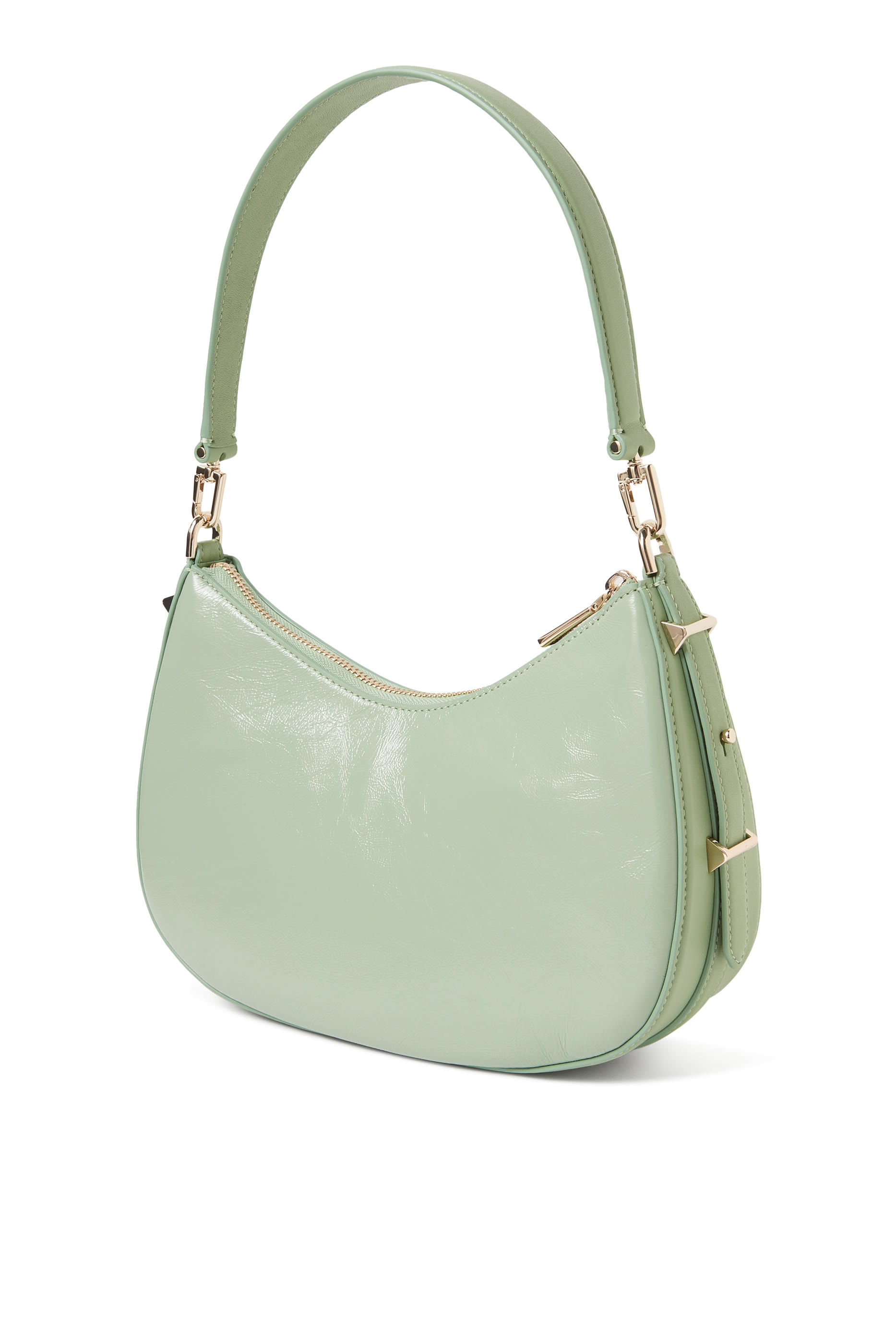 Liv Crinkle Patent Convertible Shoulder Bag