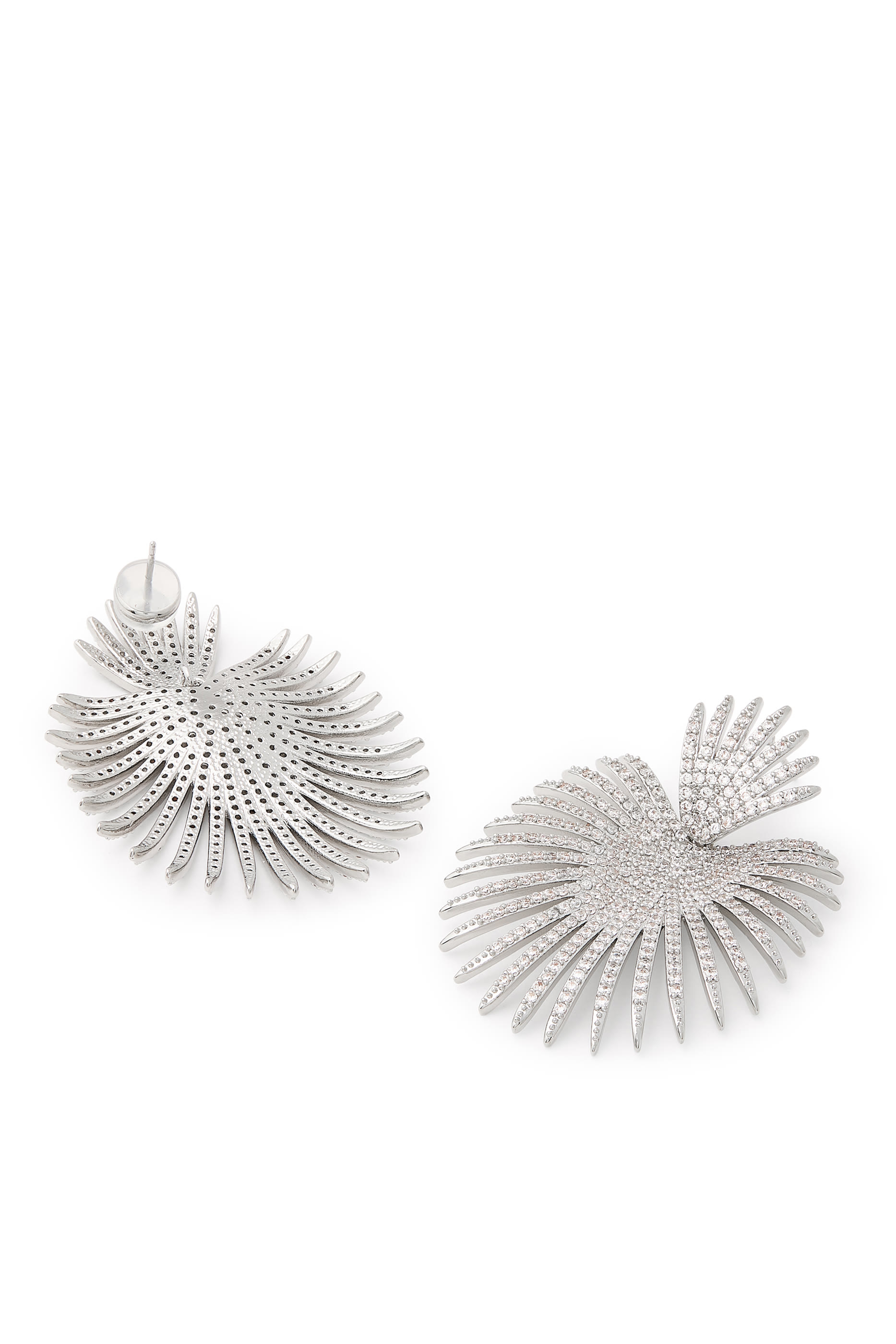 Throne Pav&eacute; Earrings