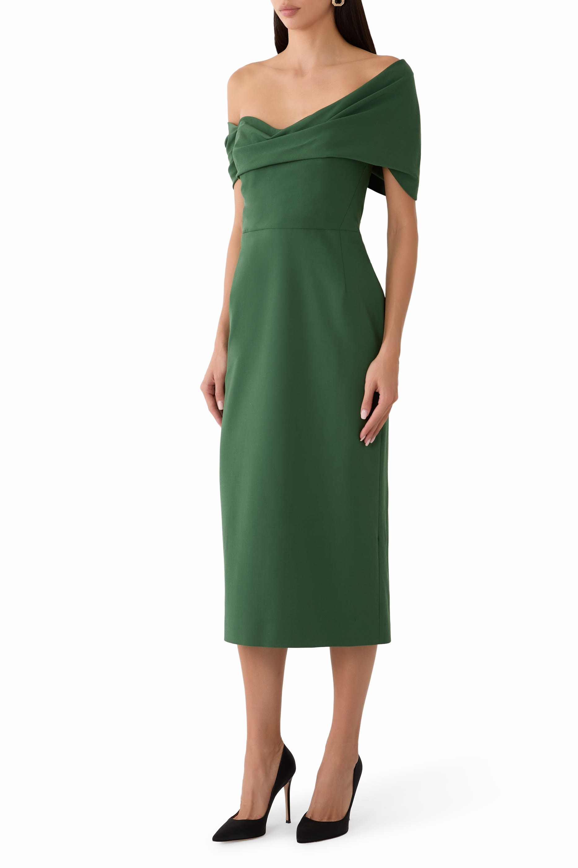 Off-Shoulder Cocktail Dress