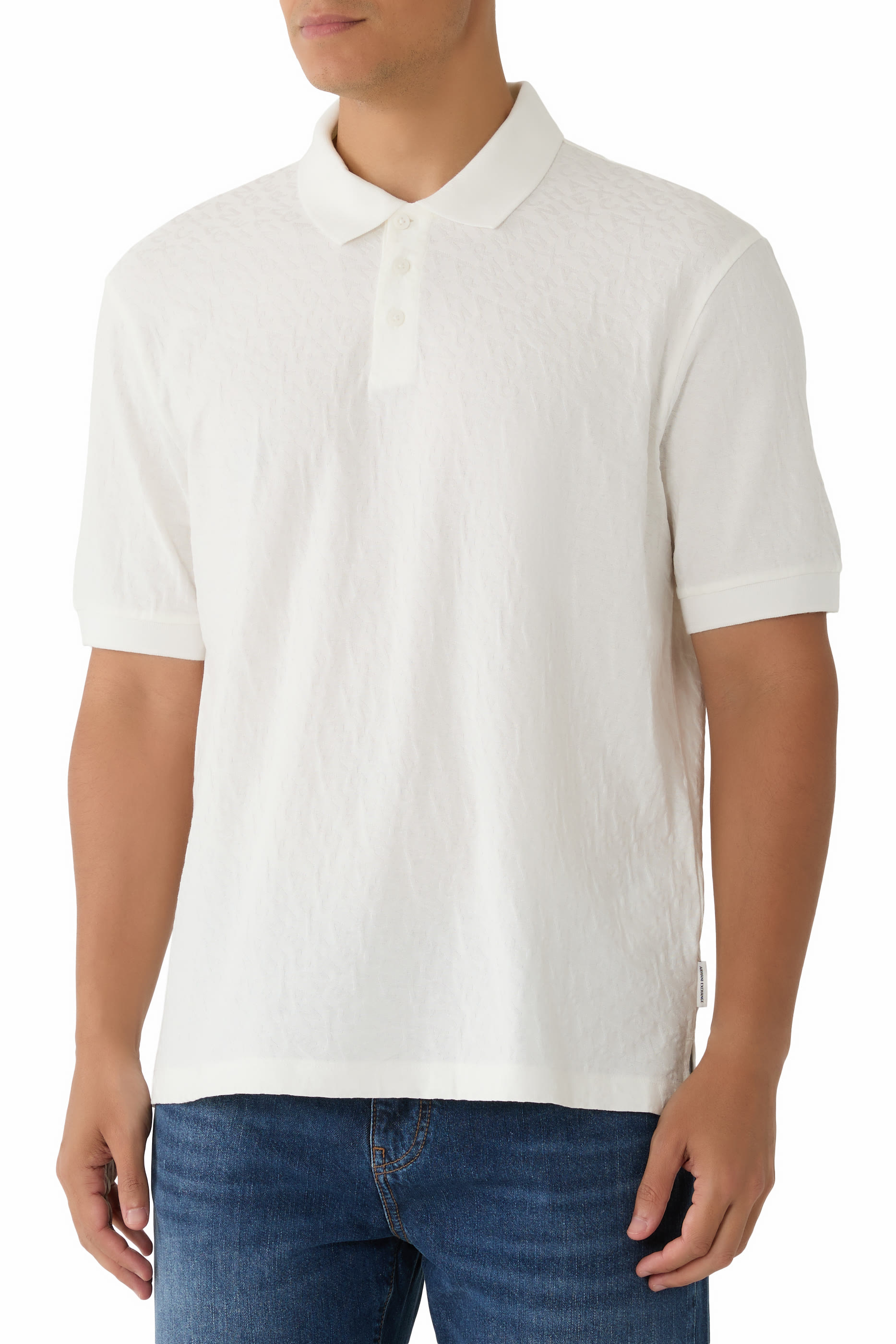 Jacquard Polo Cotton Shirt