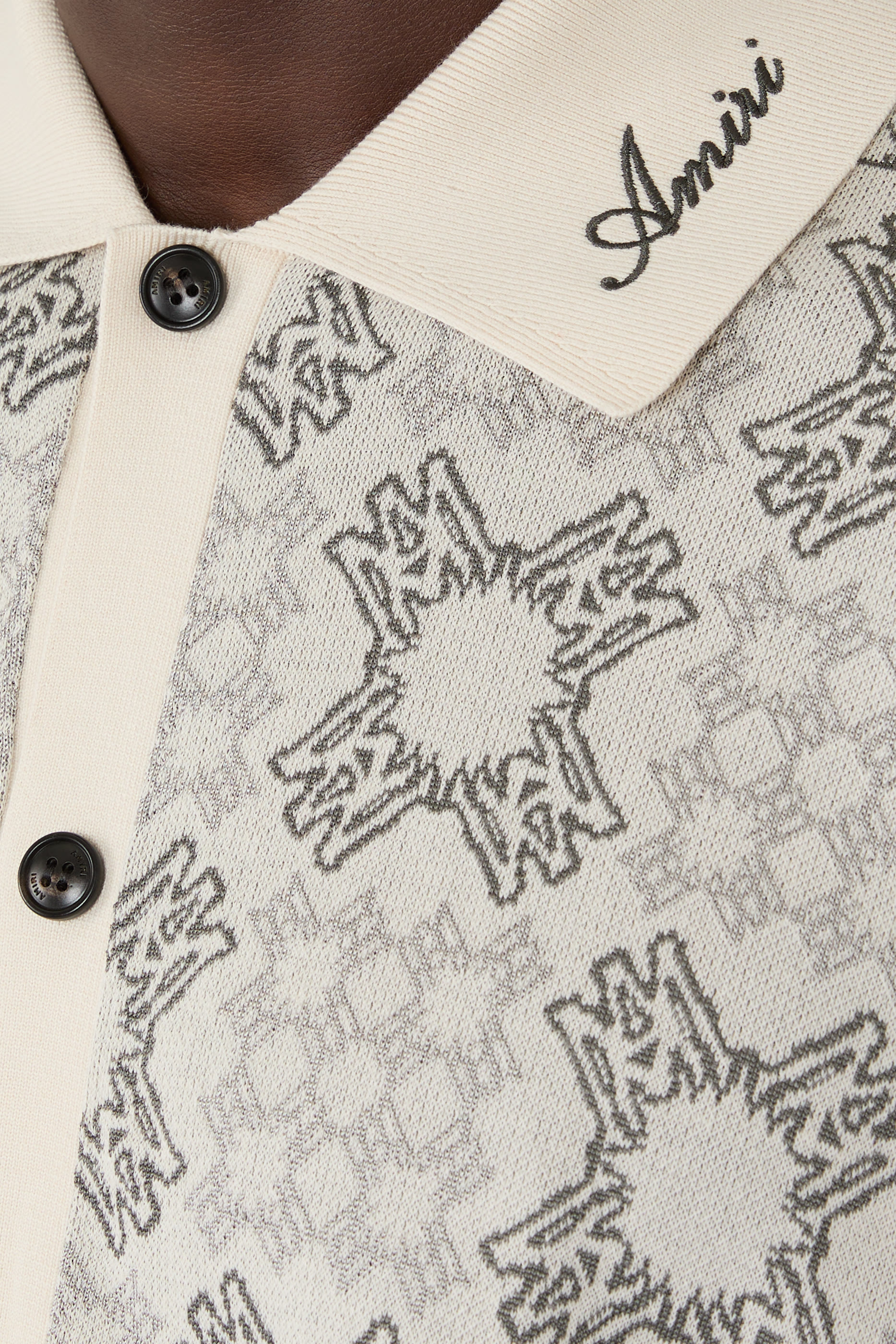 MA Quad Check Mesh Knit Shirt 