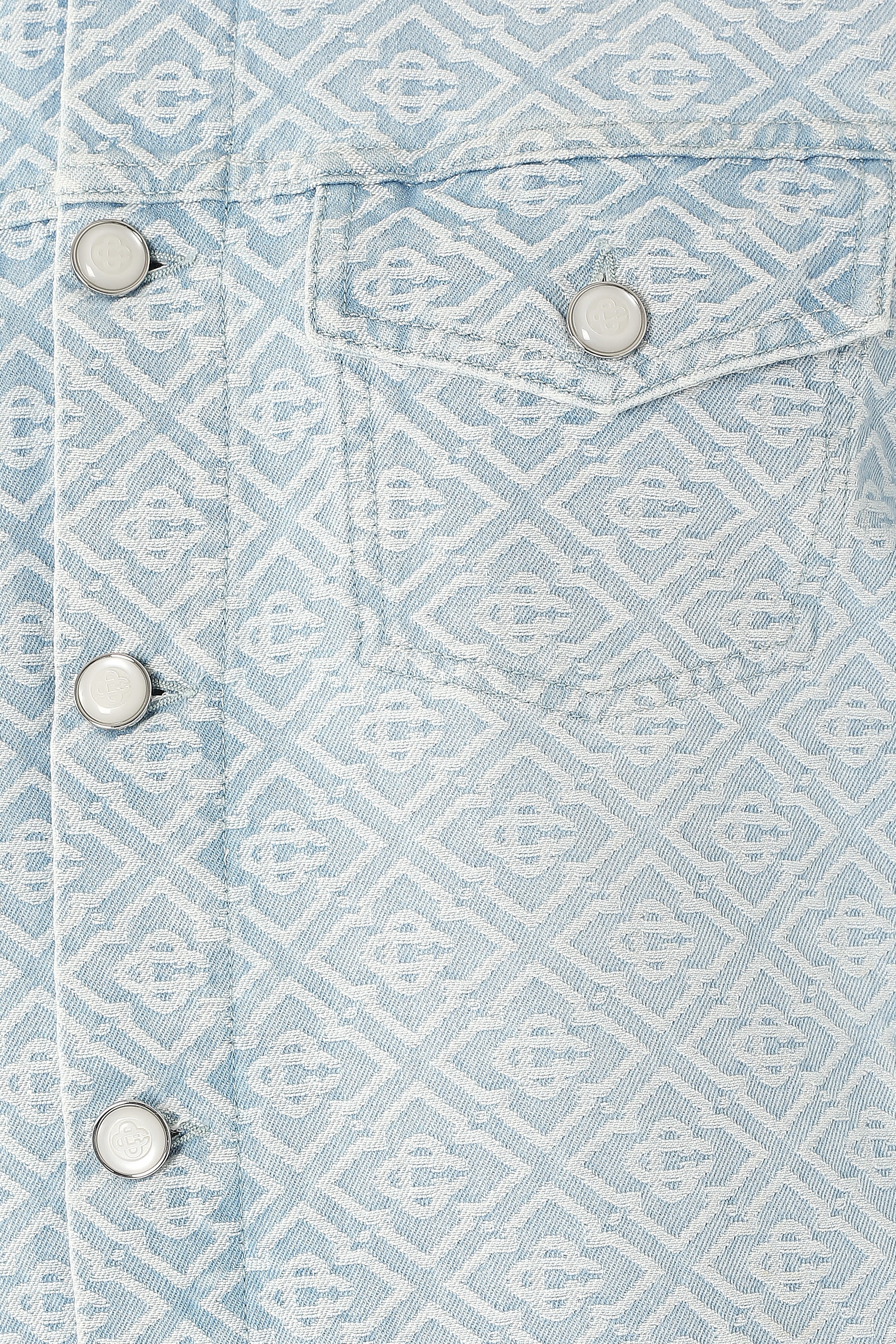 Washed Monogram Denim Jacket 