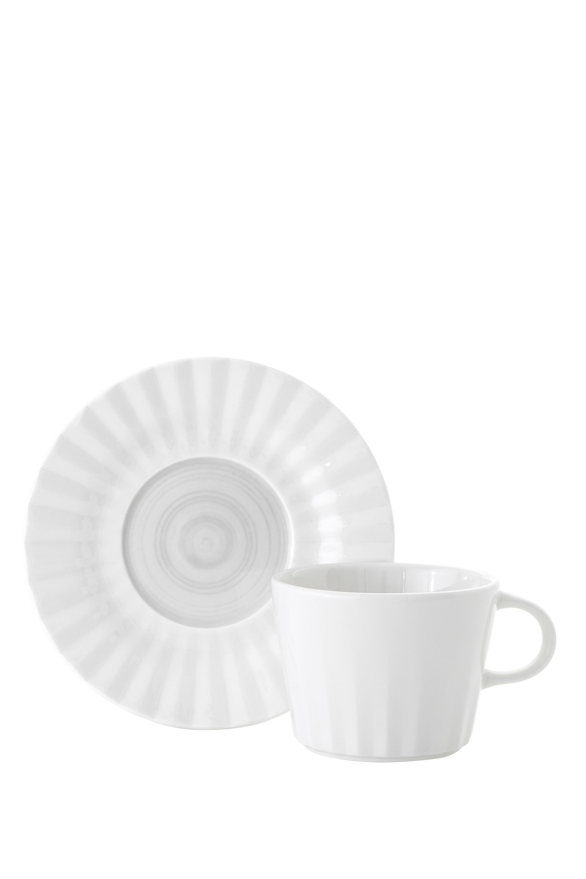 Drapperie Tea Cup & Saucer 
