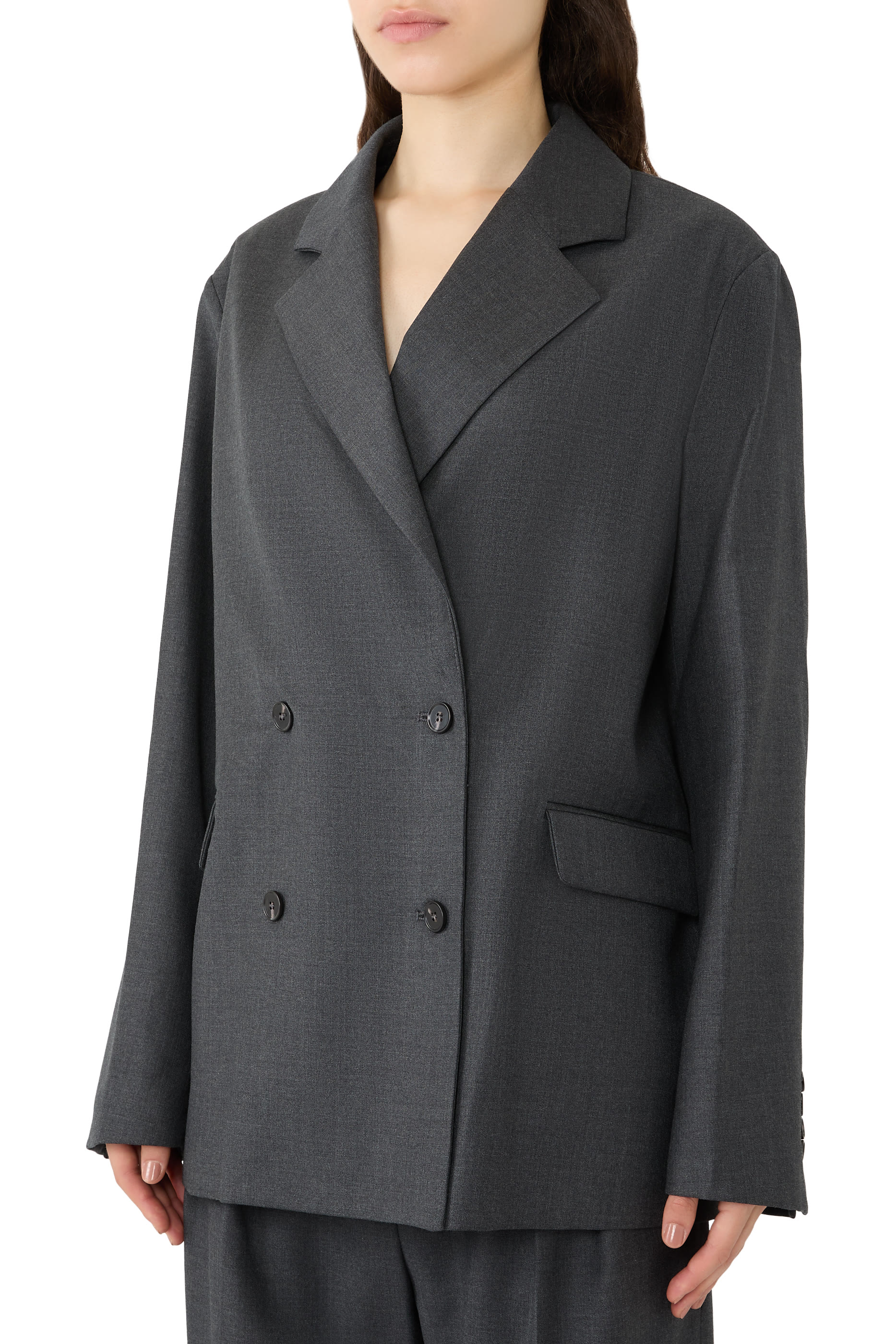 Donau LDS Double-Breasted Virgin Wool Jacket