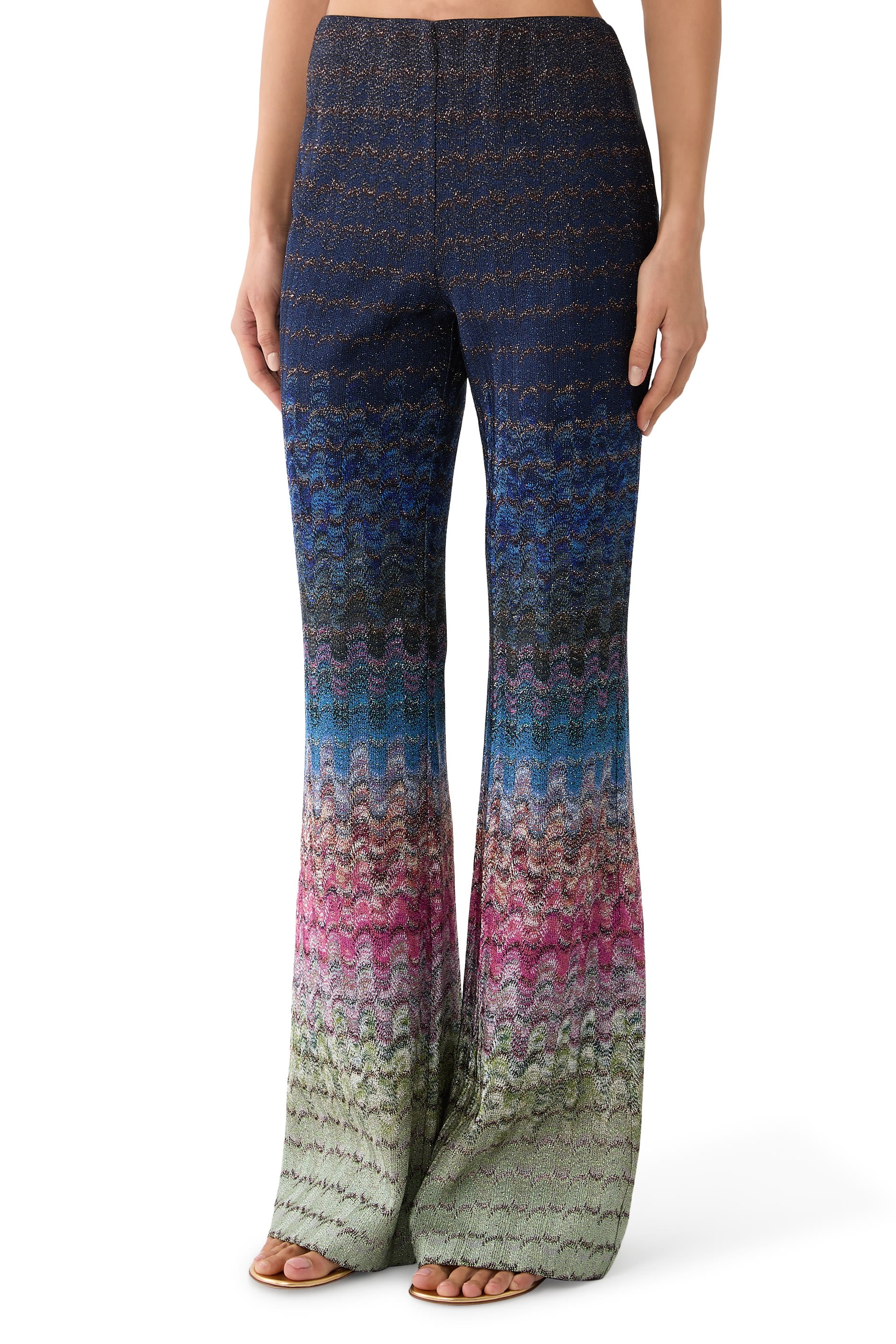 Raschel Flared Pants