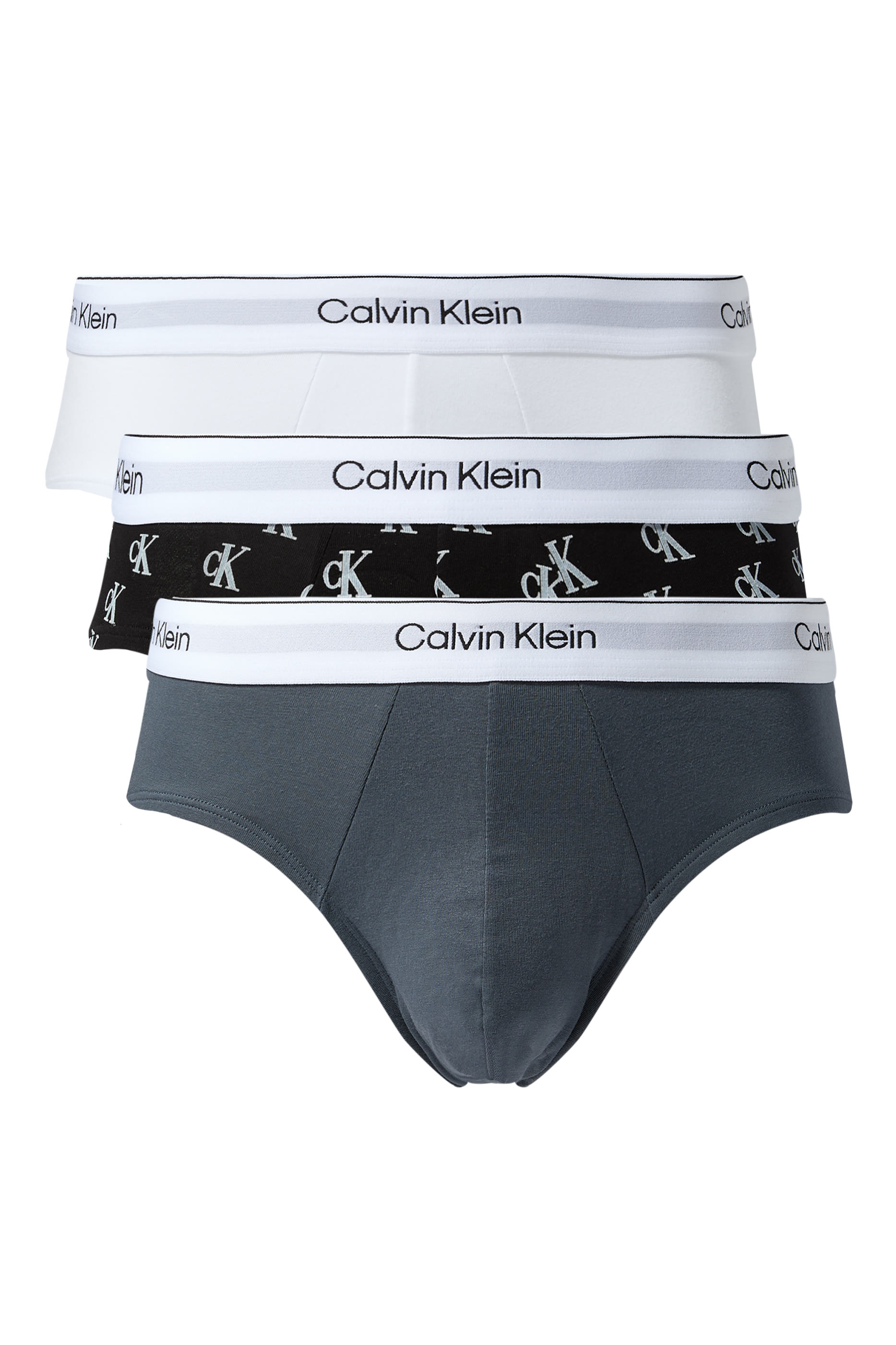 Icon Cotton Stretch Hip Briefs, Set of 3