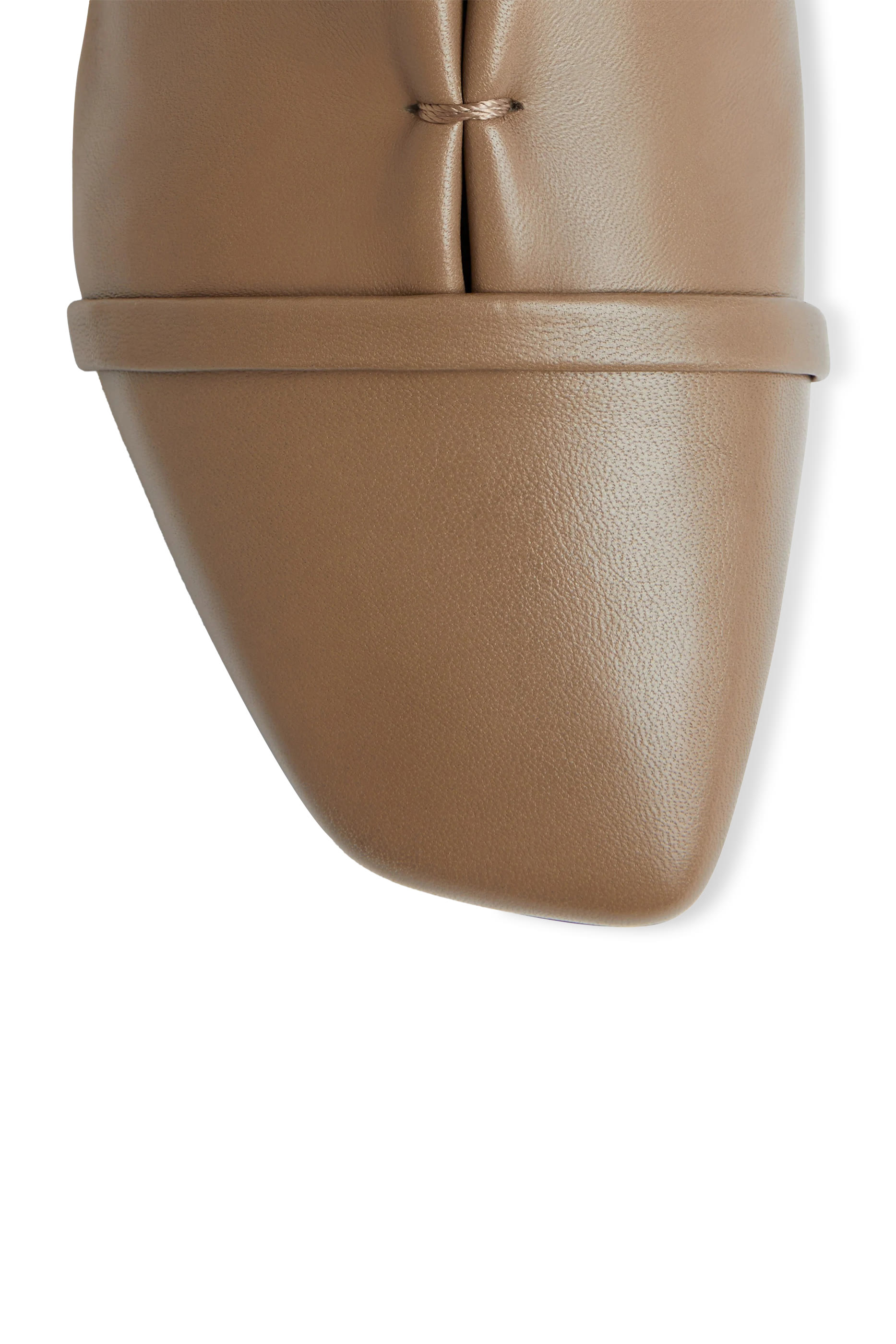 Jean Leather Flats