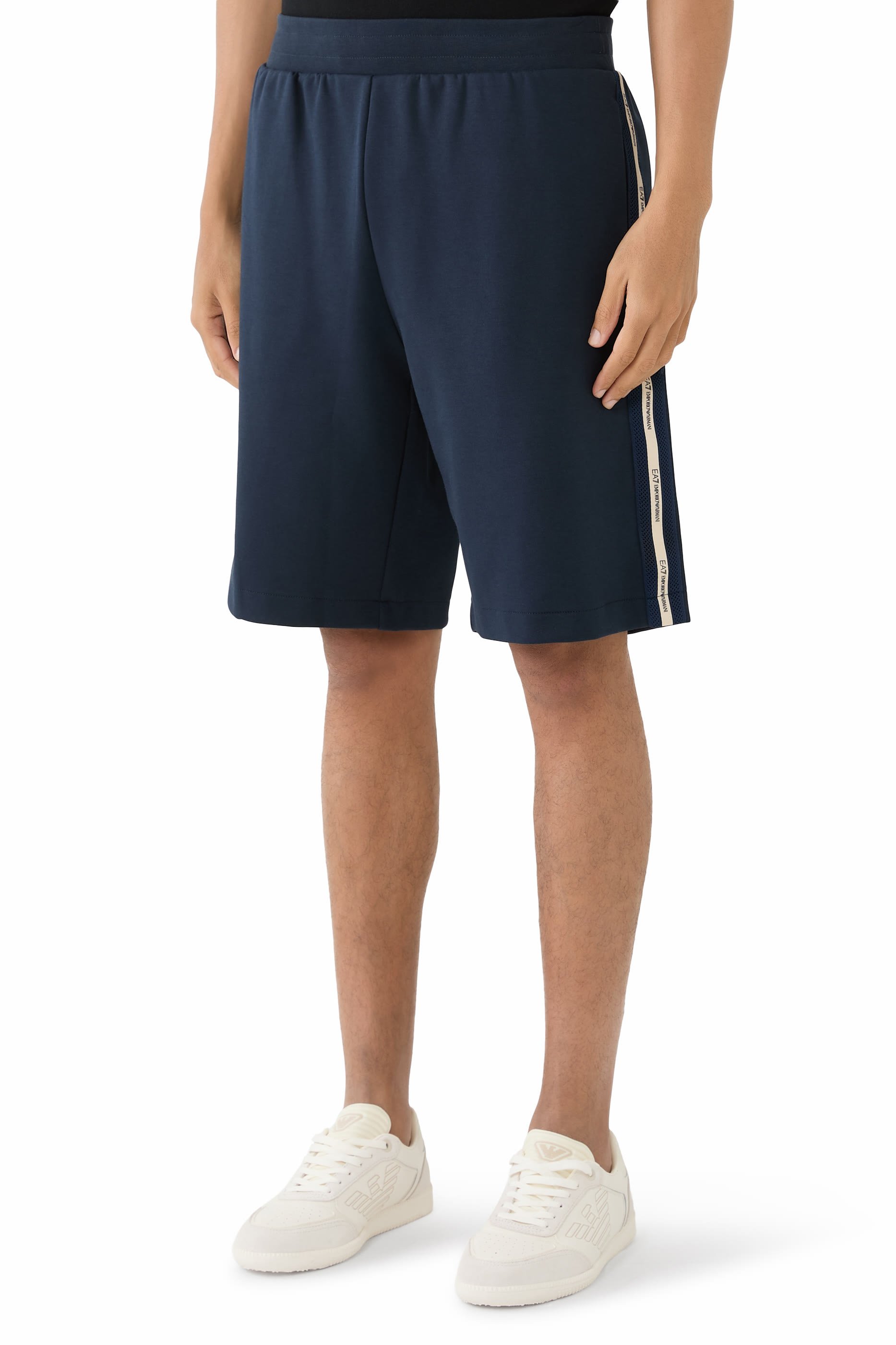 EA7 Side-Stripe Shorts