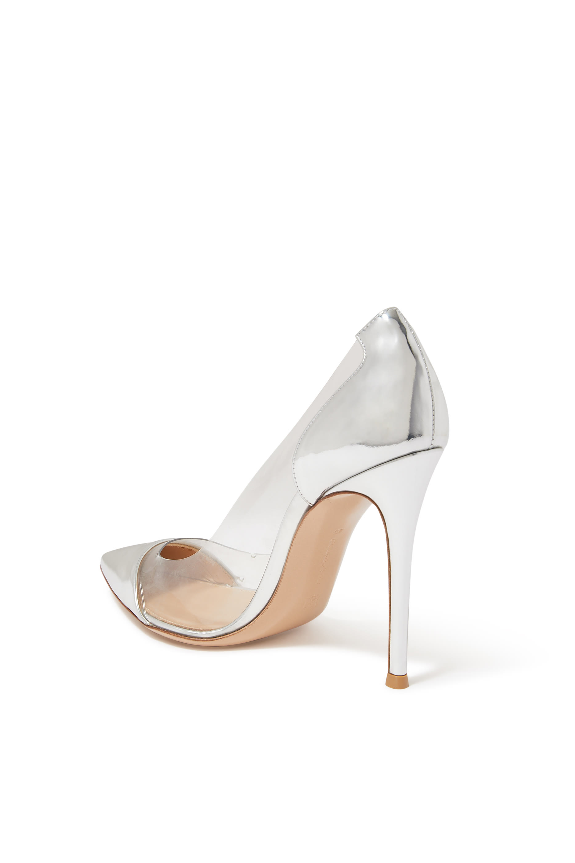 Plexi 85 Pumps in Metallic Leather