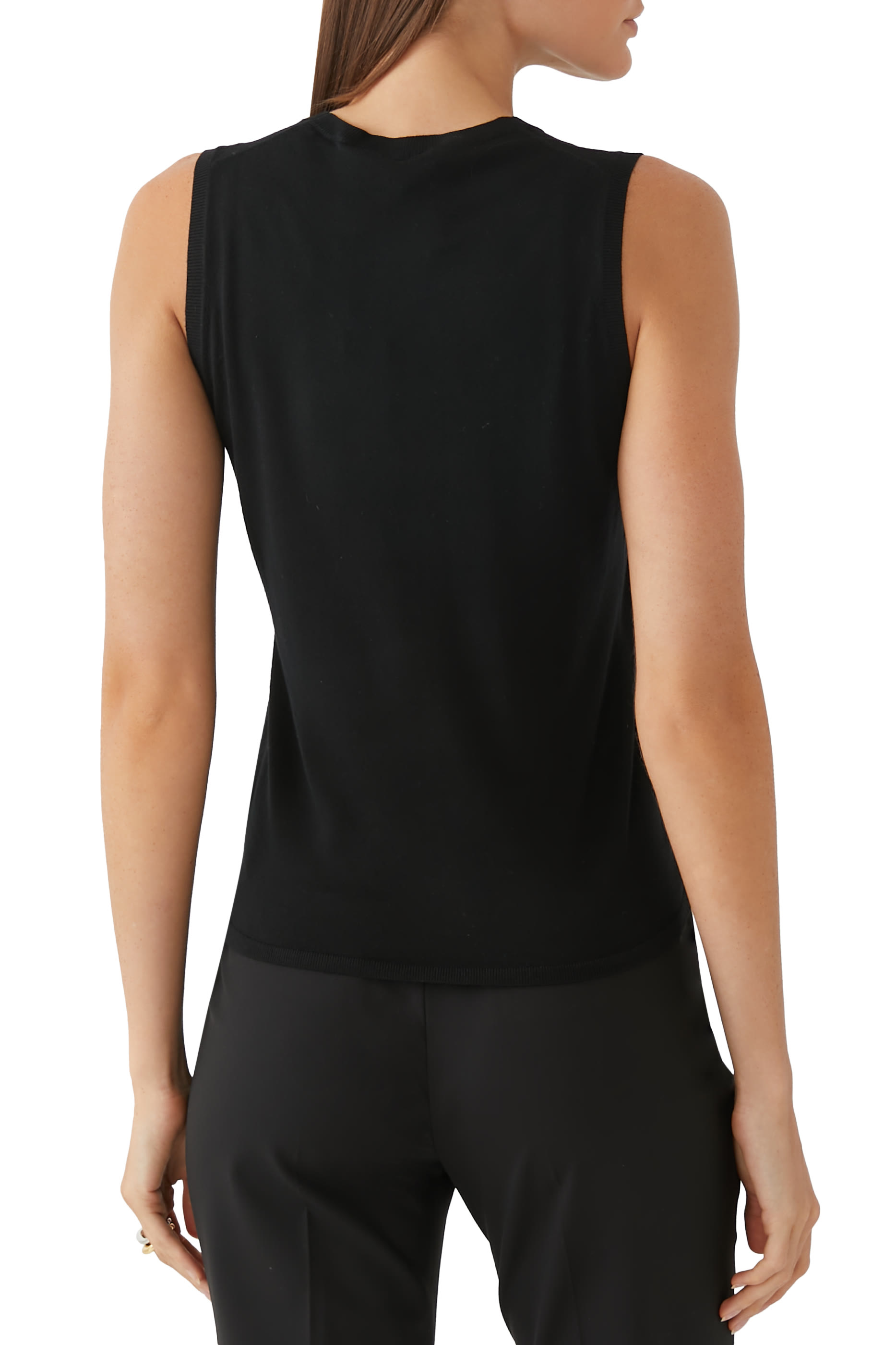 Merino Wool Cropped Cardigan