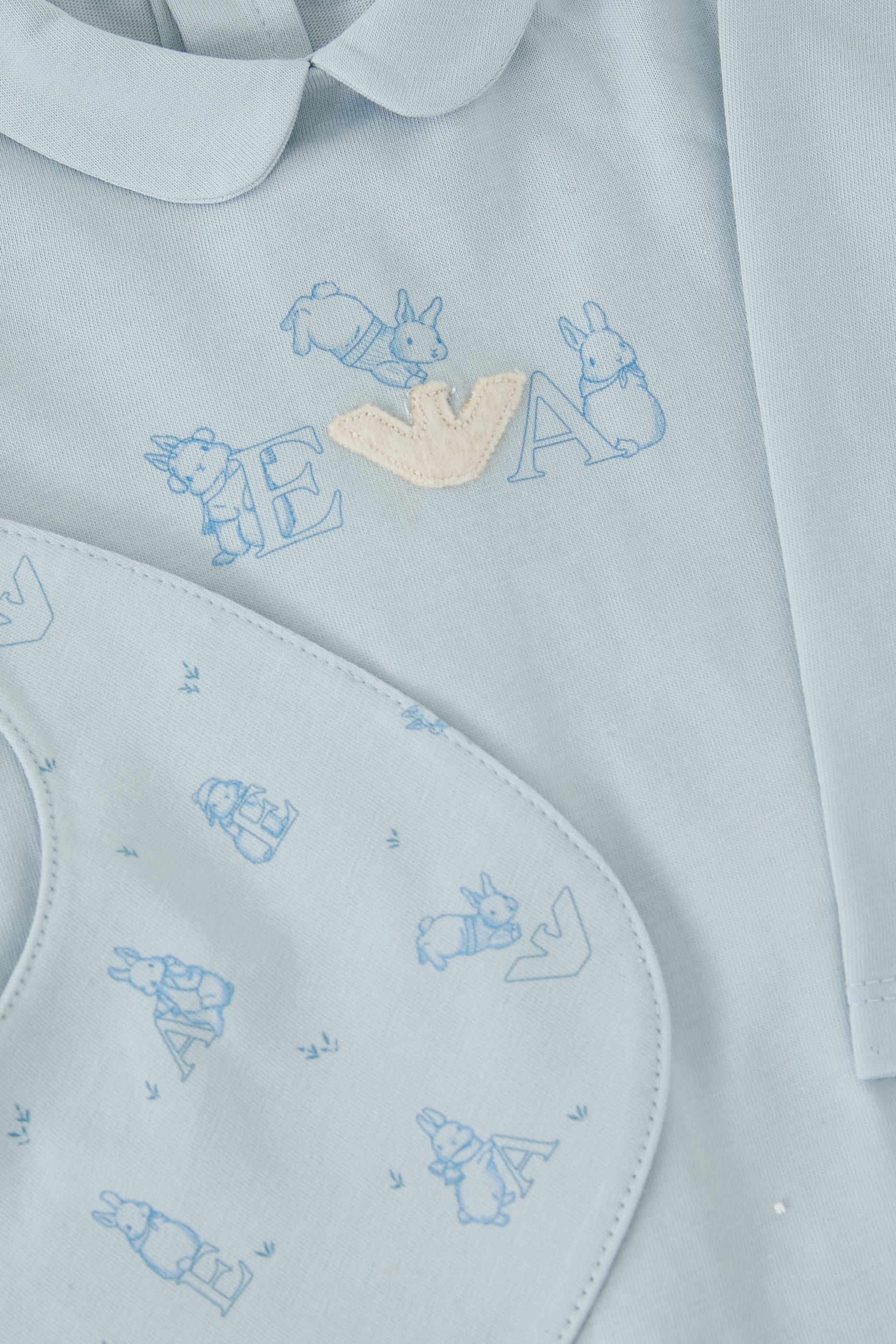 Kids  Funny Winter Onesie and Bib Set